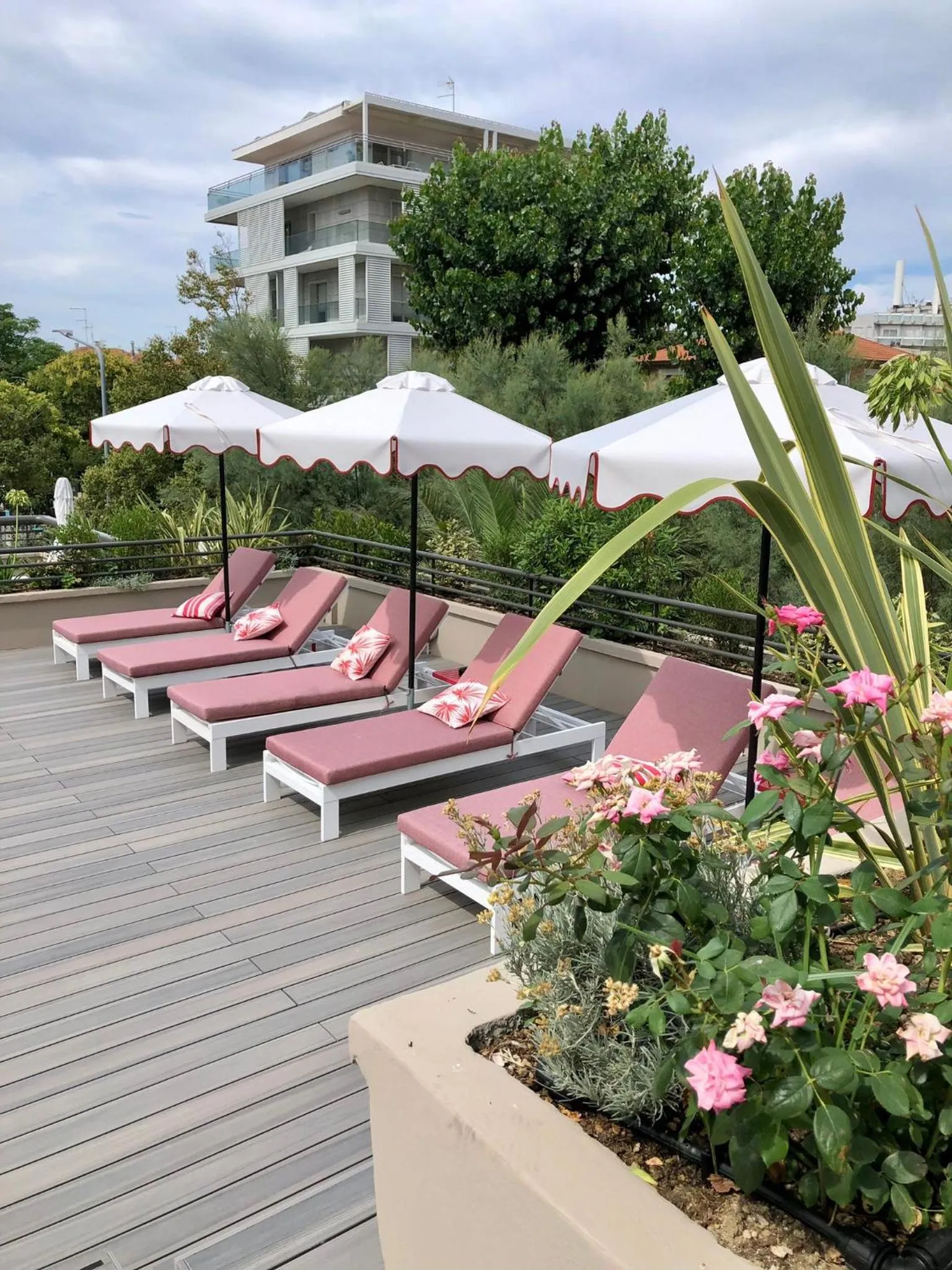 Pool view in Charlie in Pesaro