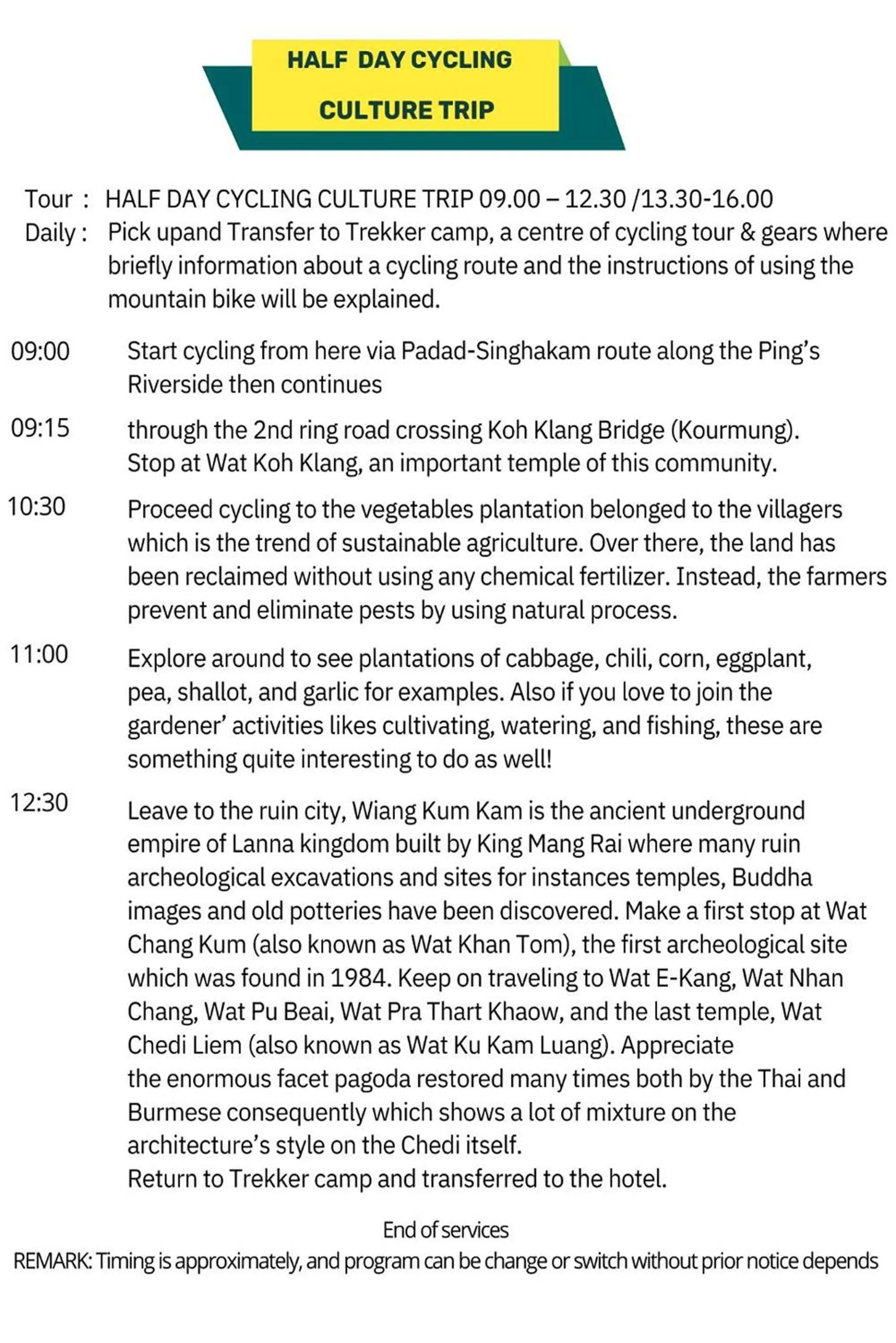 Text overlay in Trekker Camp