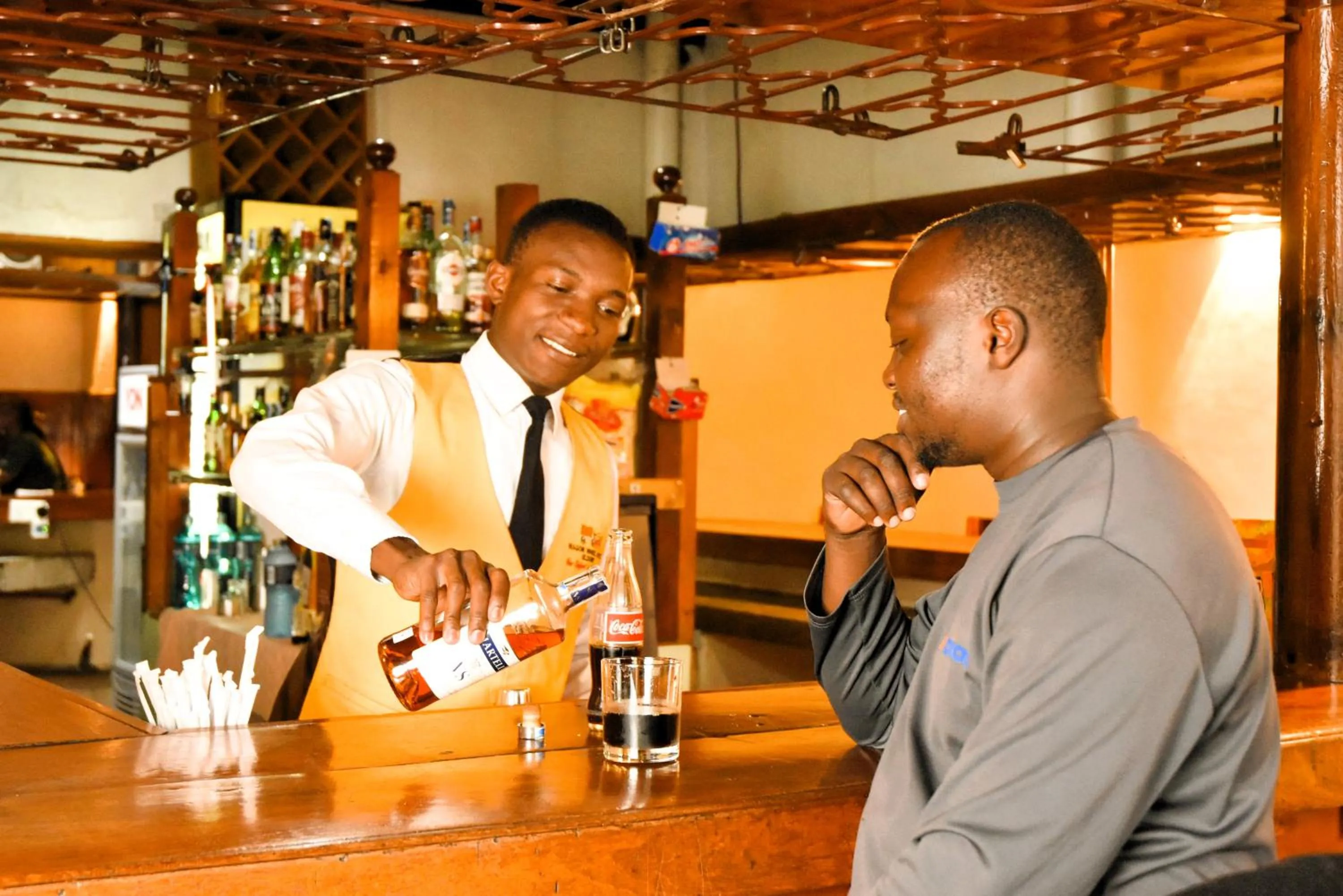 Lounge or bar in Wagon Wheel Hotel Eldoret