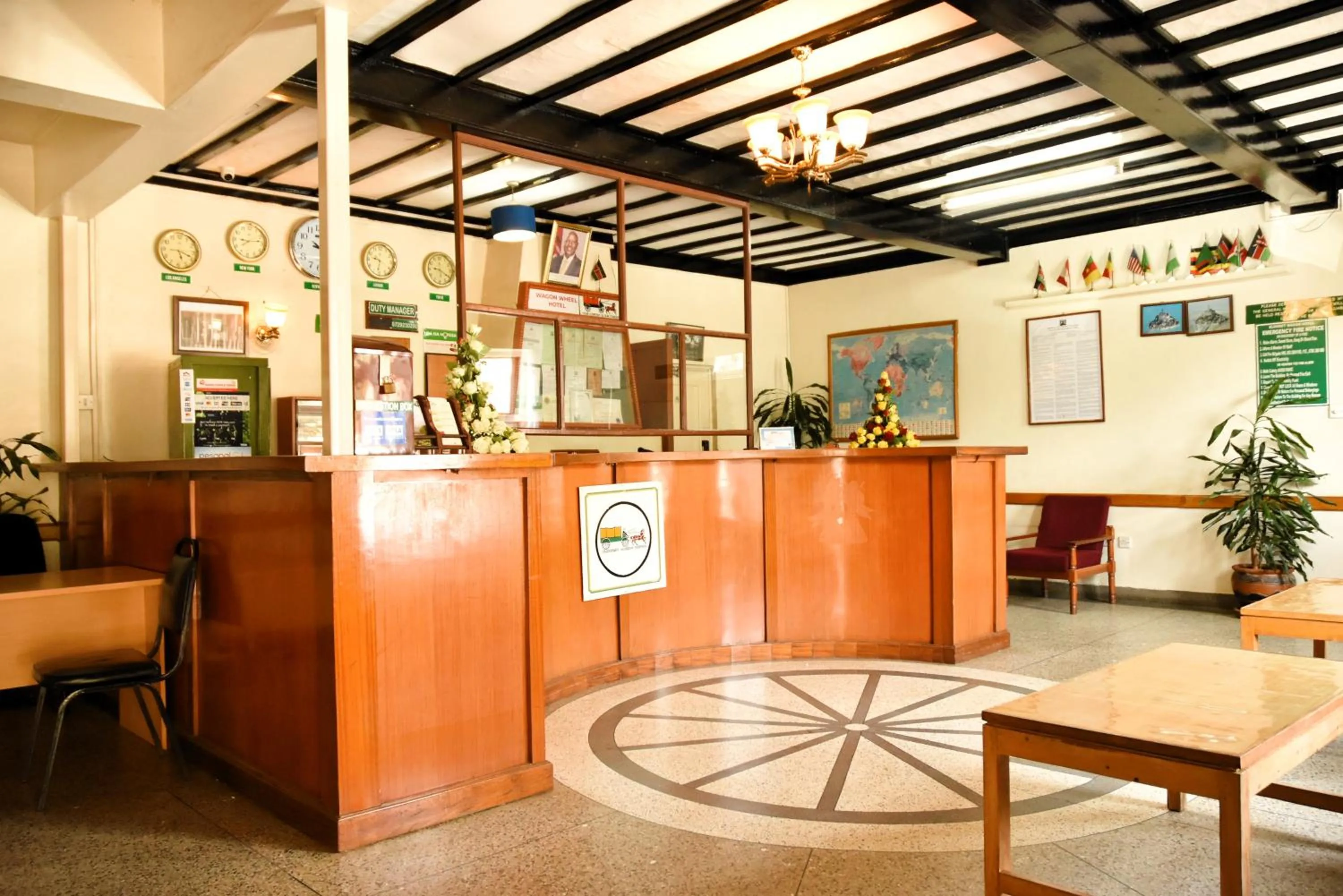 Lobby or reception in Wagon Wheel Hotel Eldoret