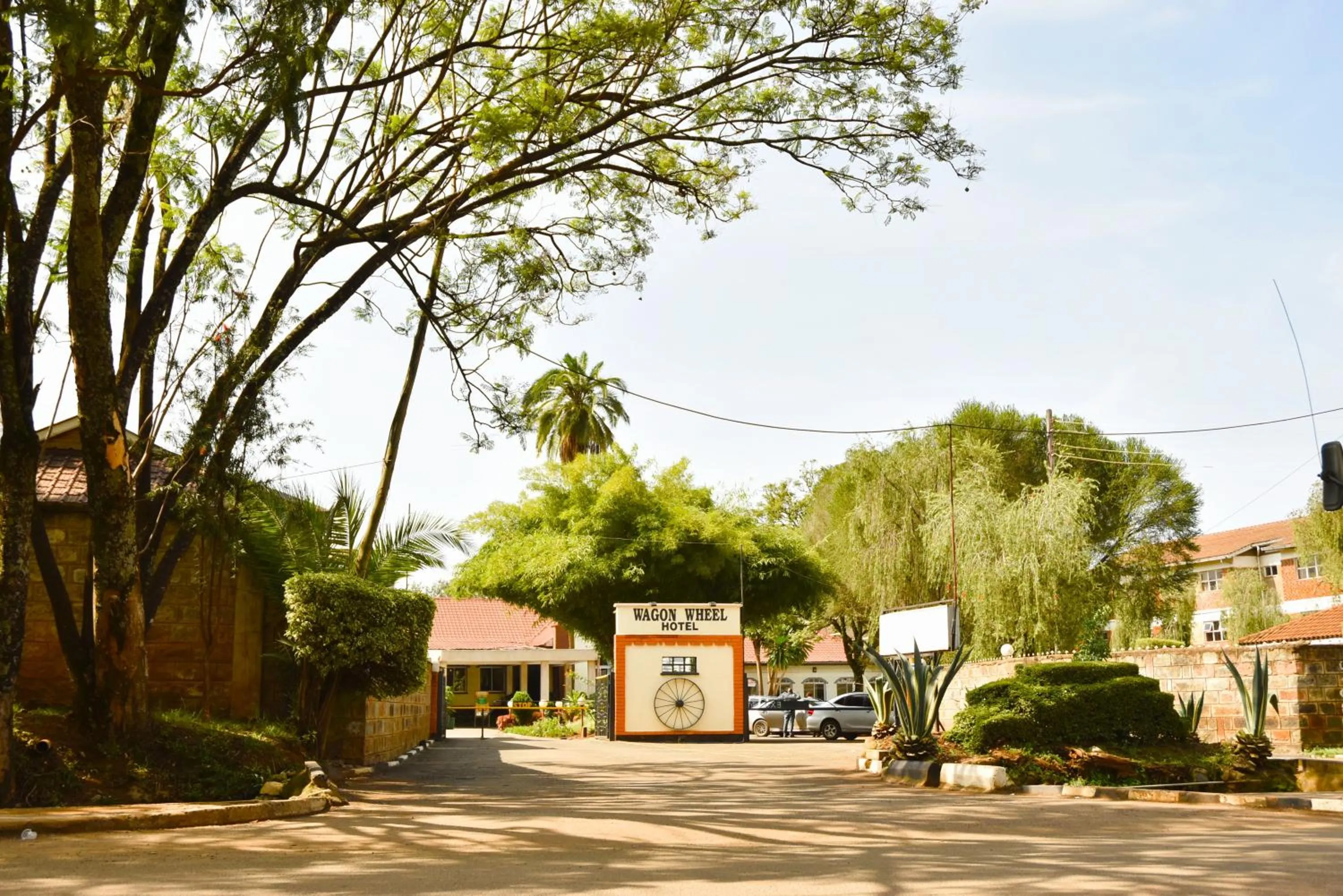 Facade/entrance in Wagon Wheel Hotel Eldoret