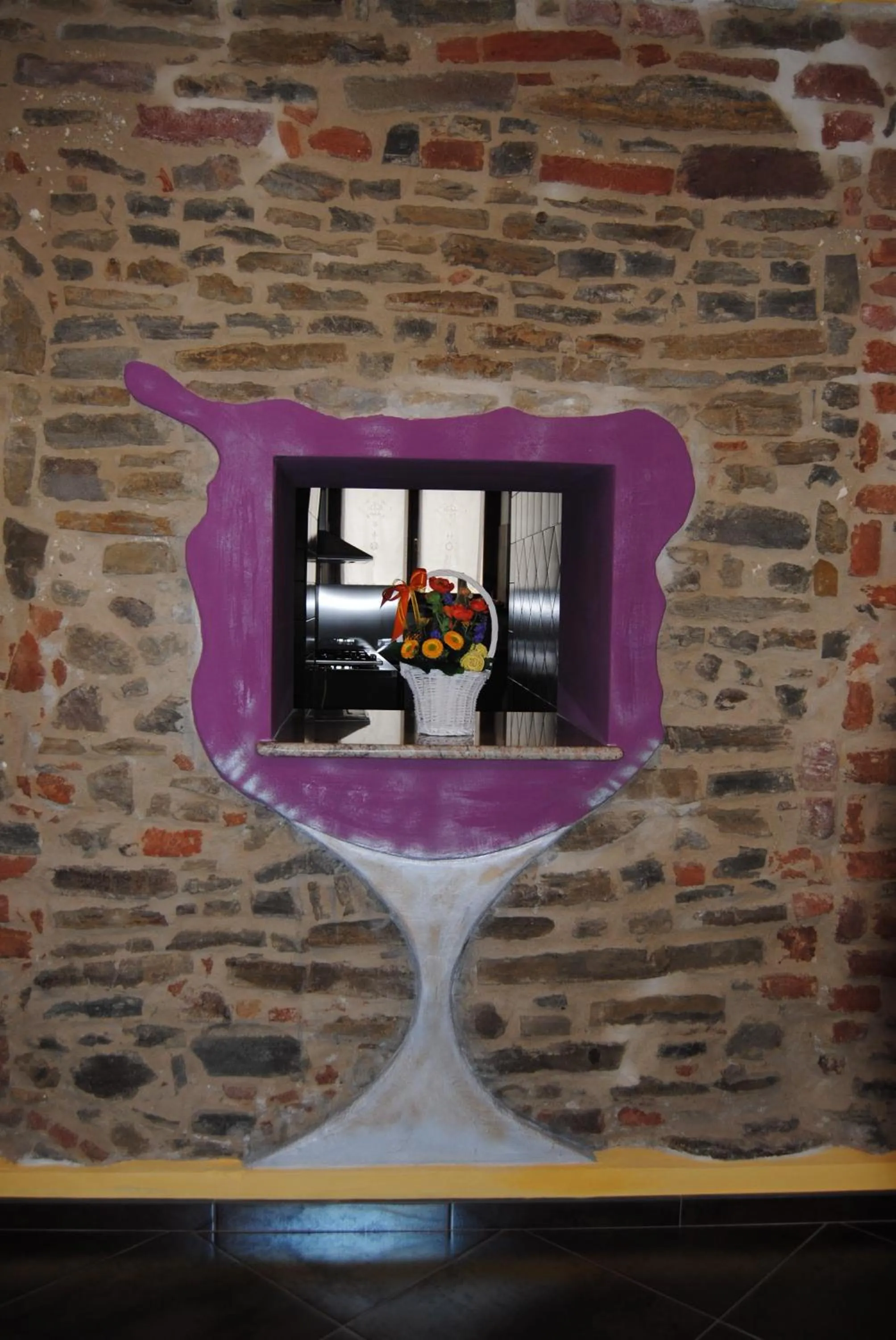 Decorative detail in All'Ombra del Castello