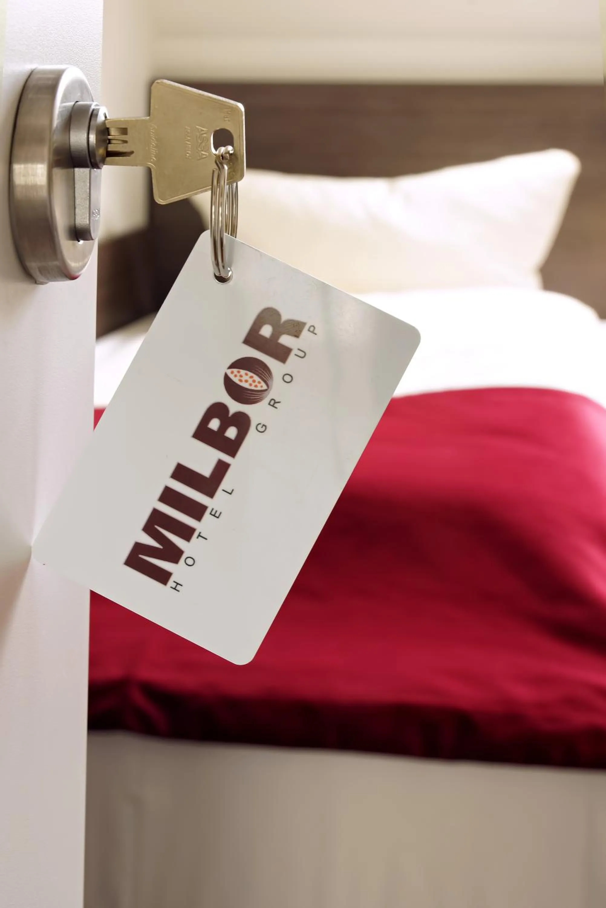 Property logo or sign, Bed in Milbor Hotel