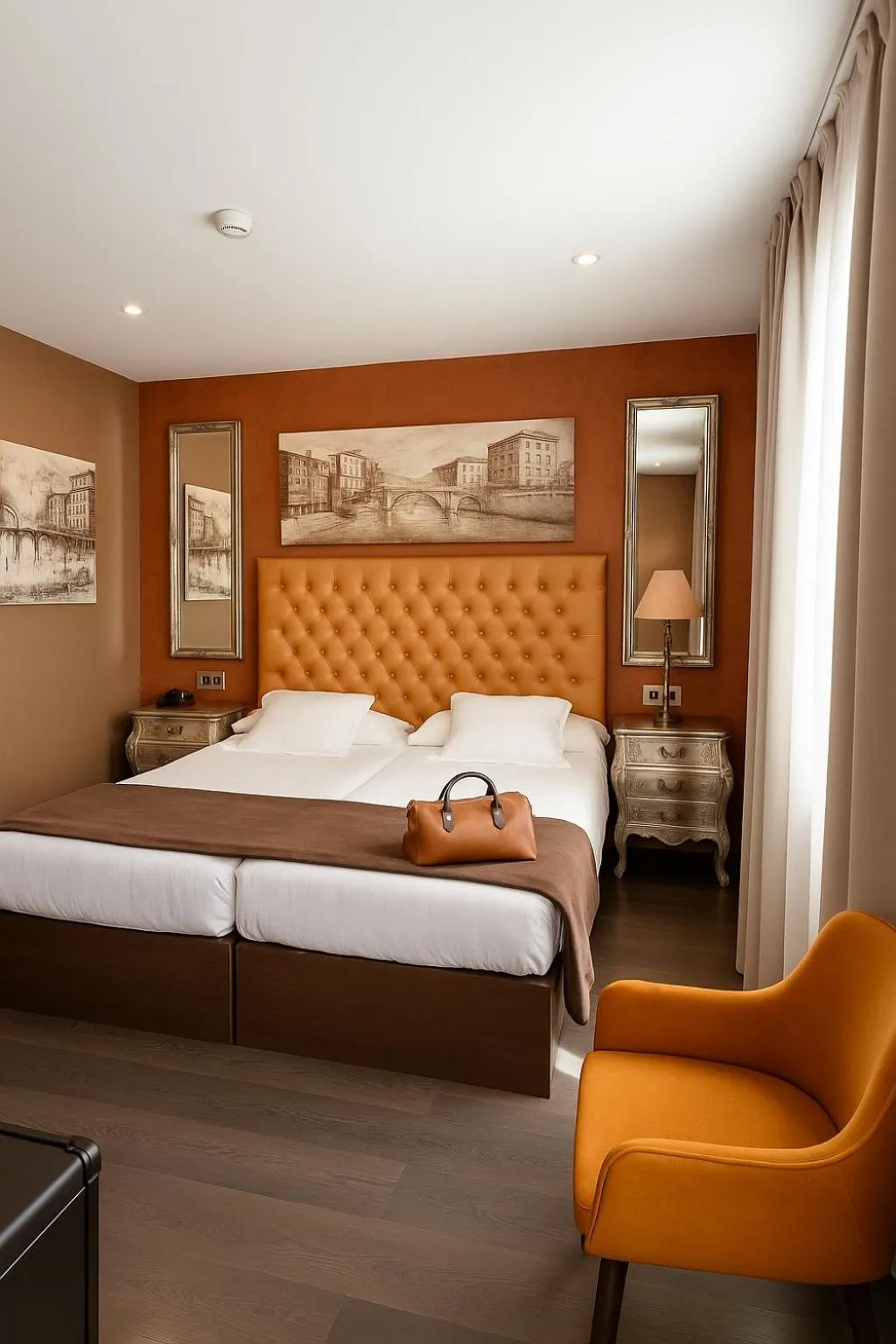 Bird's eye view, Bed in Hotel Palace Sevilla