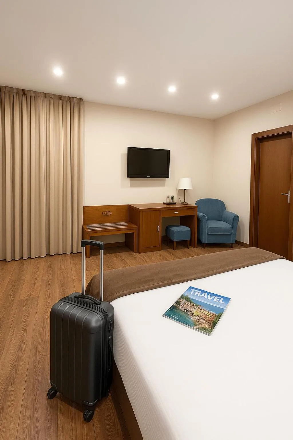 Bird's eye view, Bed in Hotel Palace Sevilla