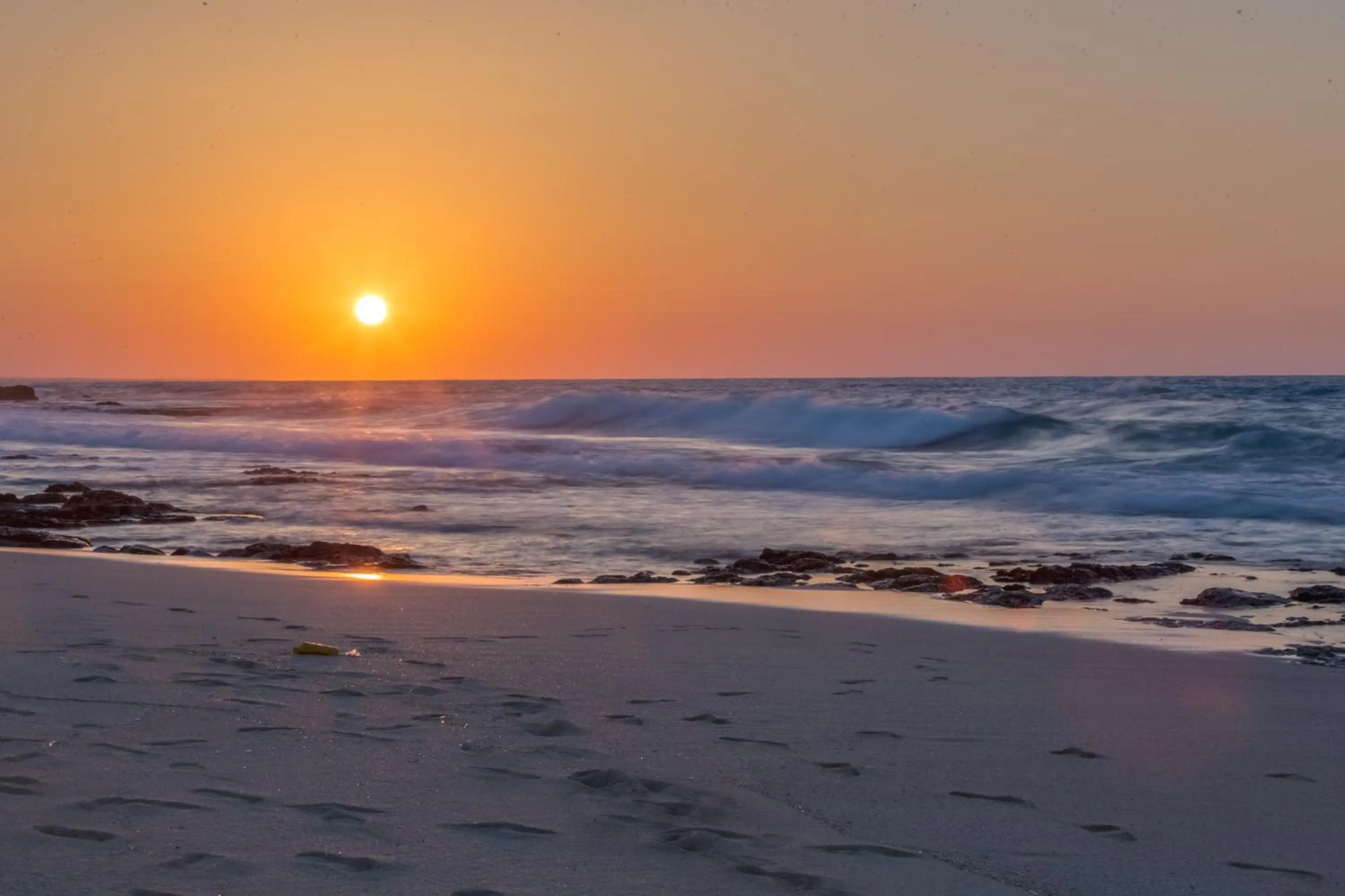 Sunset in Porto Matrouh Beach Resort