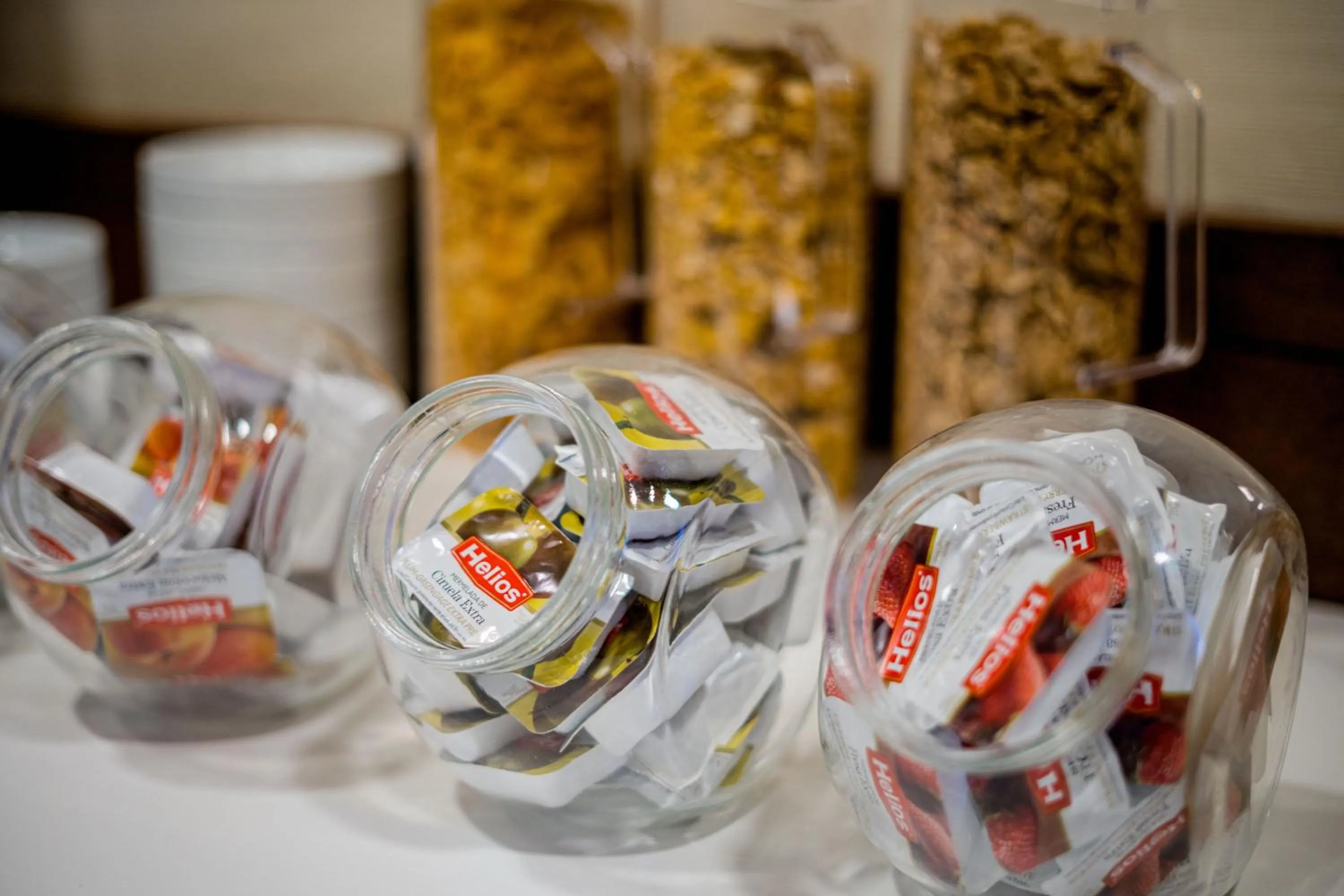 Buffet breakfast in Hotel Compostela