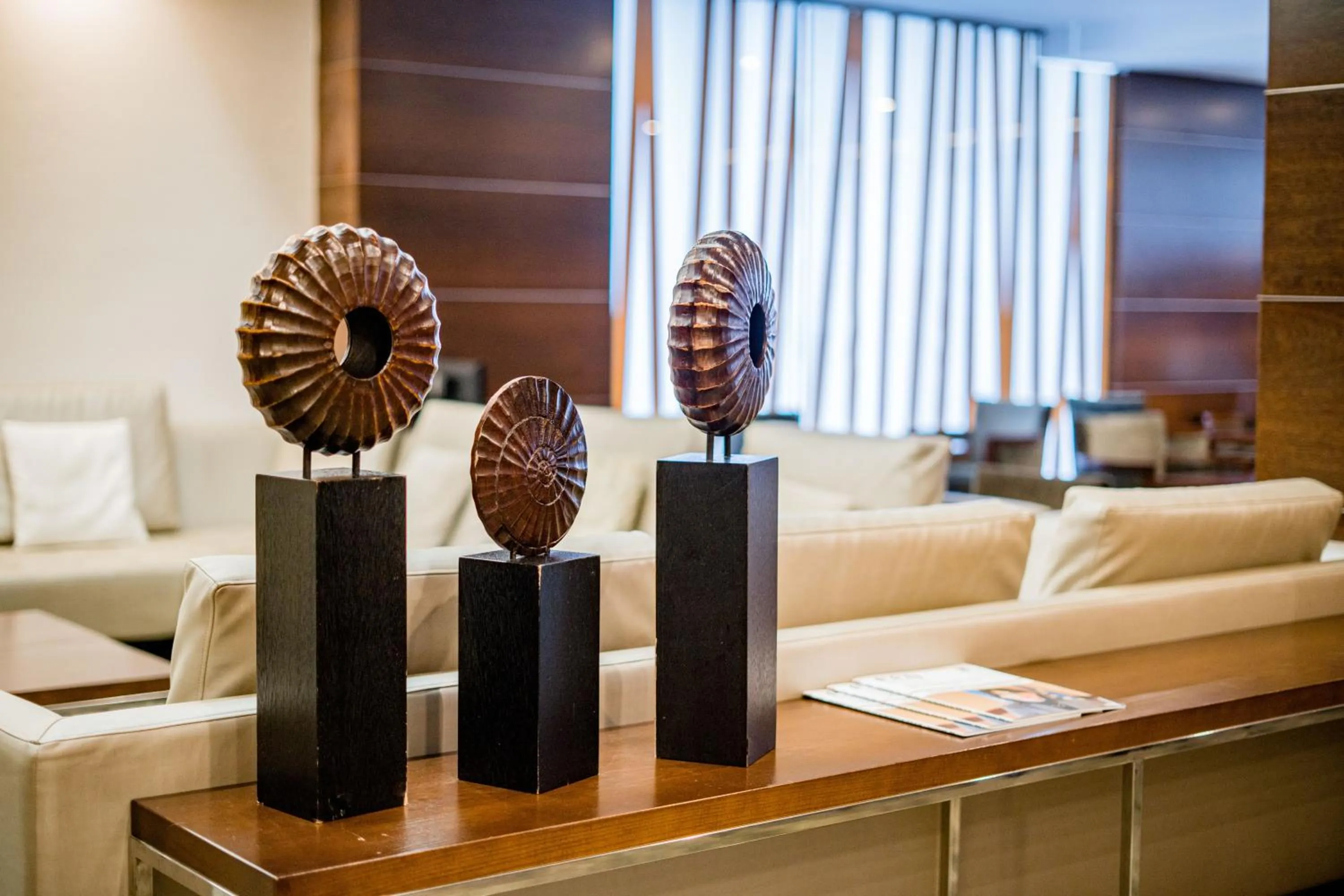 Seating area in Hotel Compostela