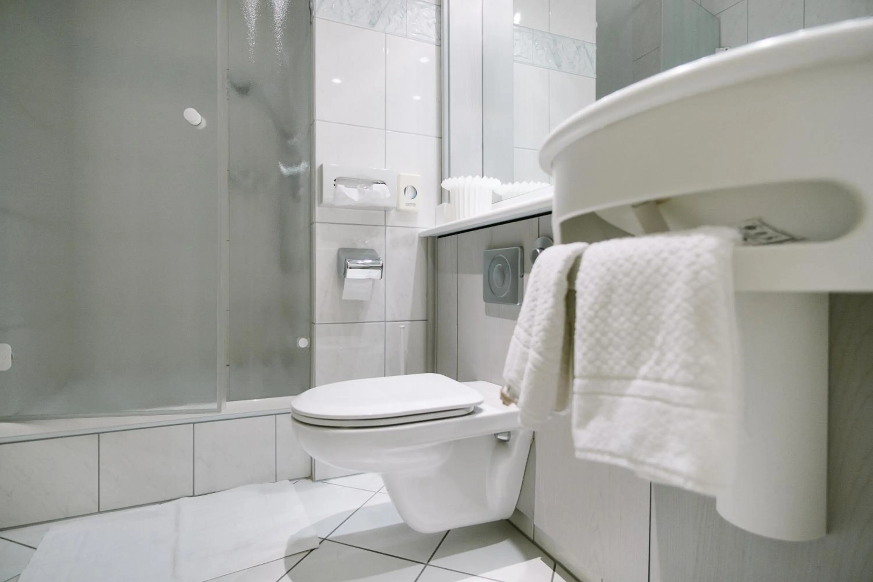 Shower in Landhaus Keller - Hotel & Restaurant