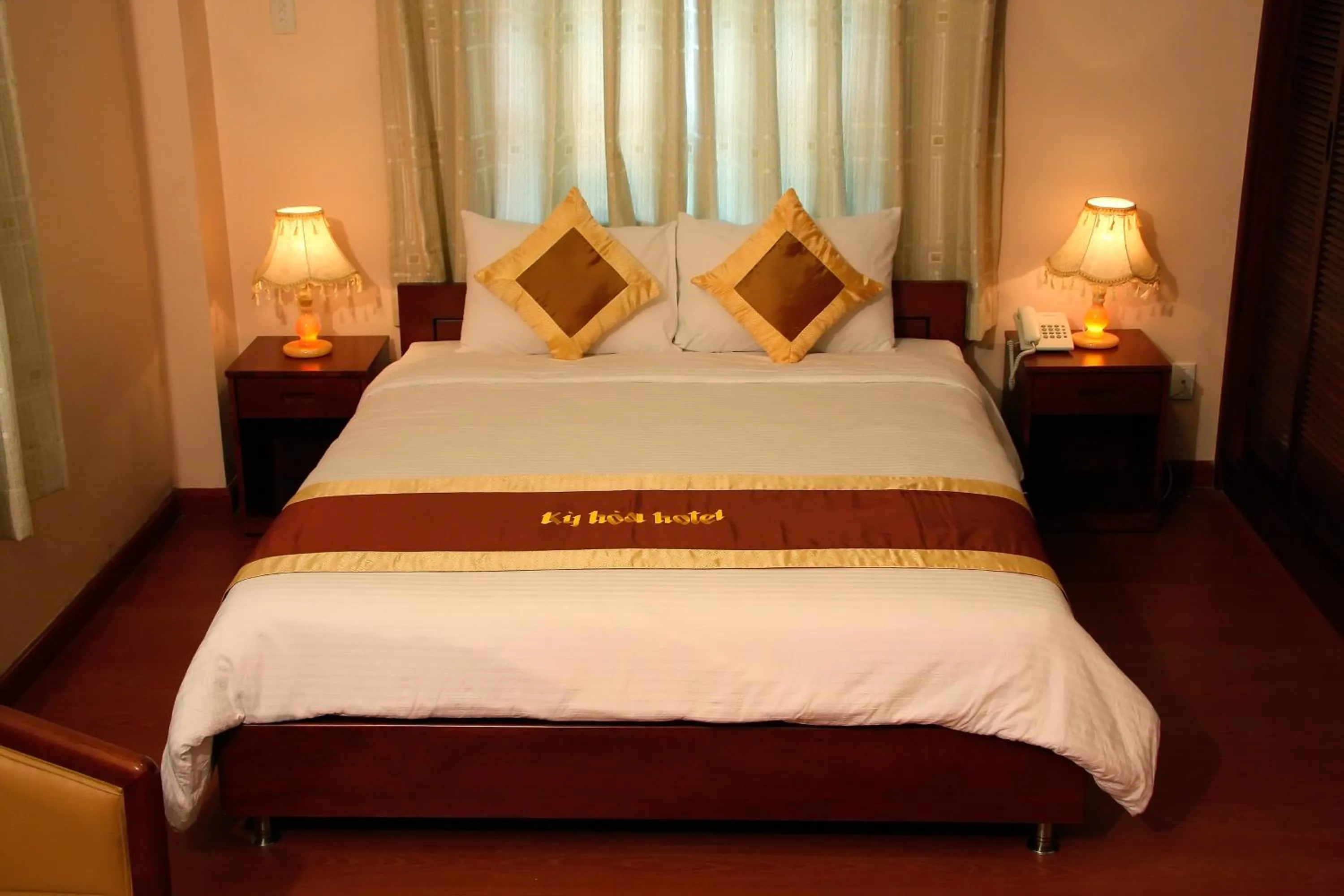 Bed in Ky Hoa Hotel Da Lat