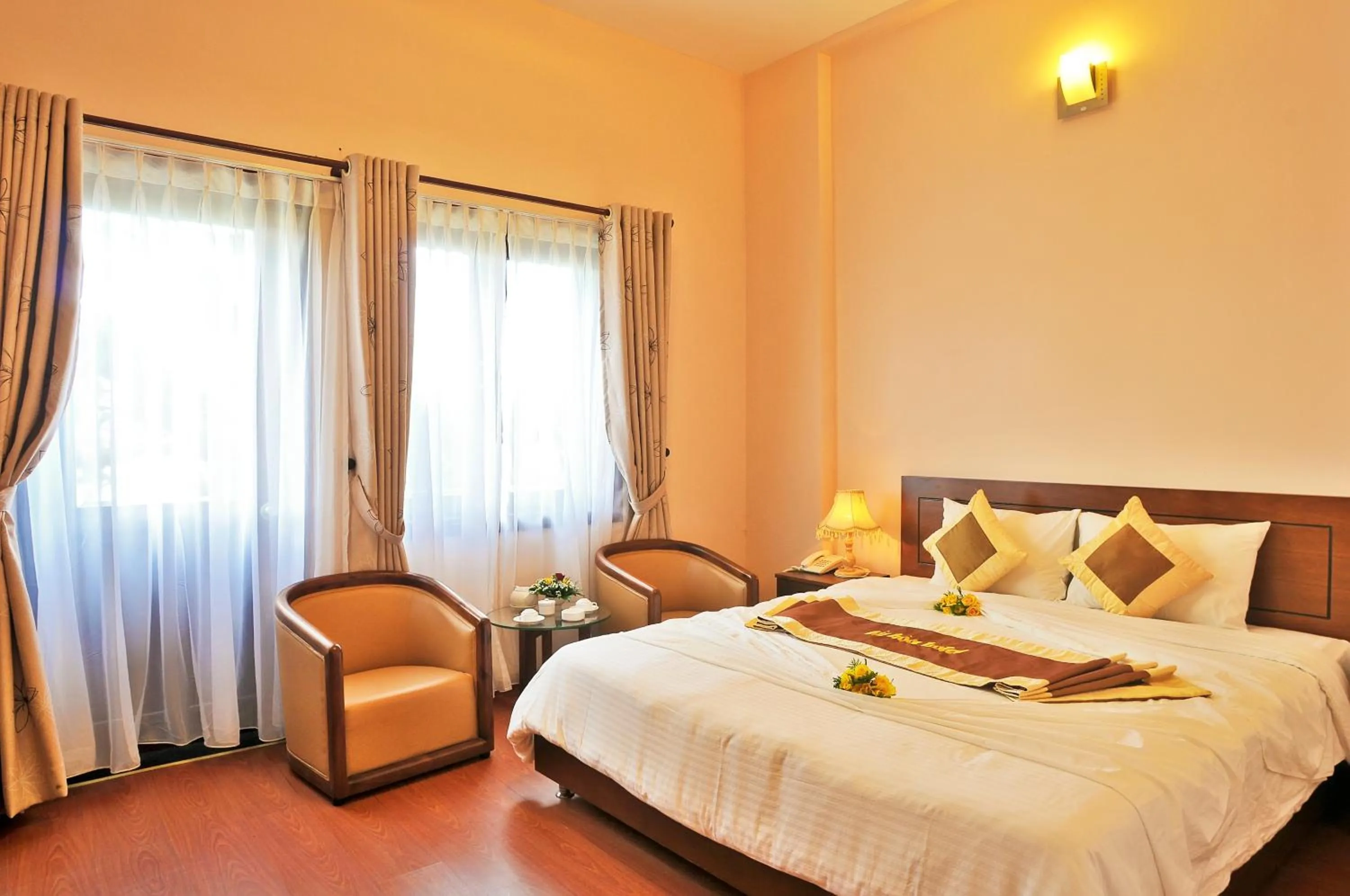 Photo of the whole room, Bed in Ky Hoa Hotel Da Lat