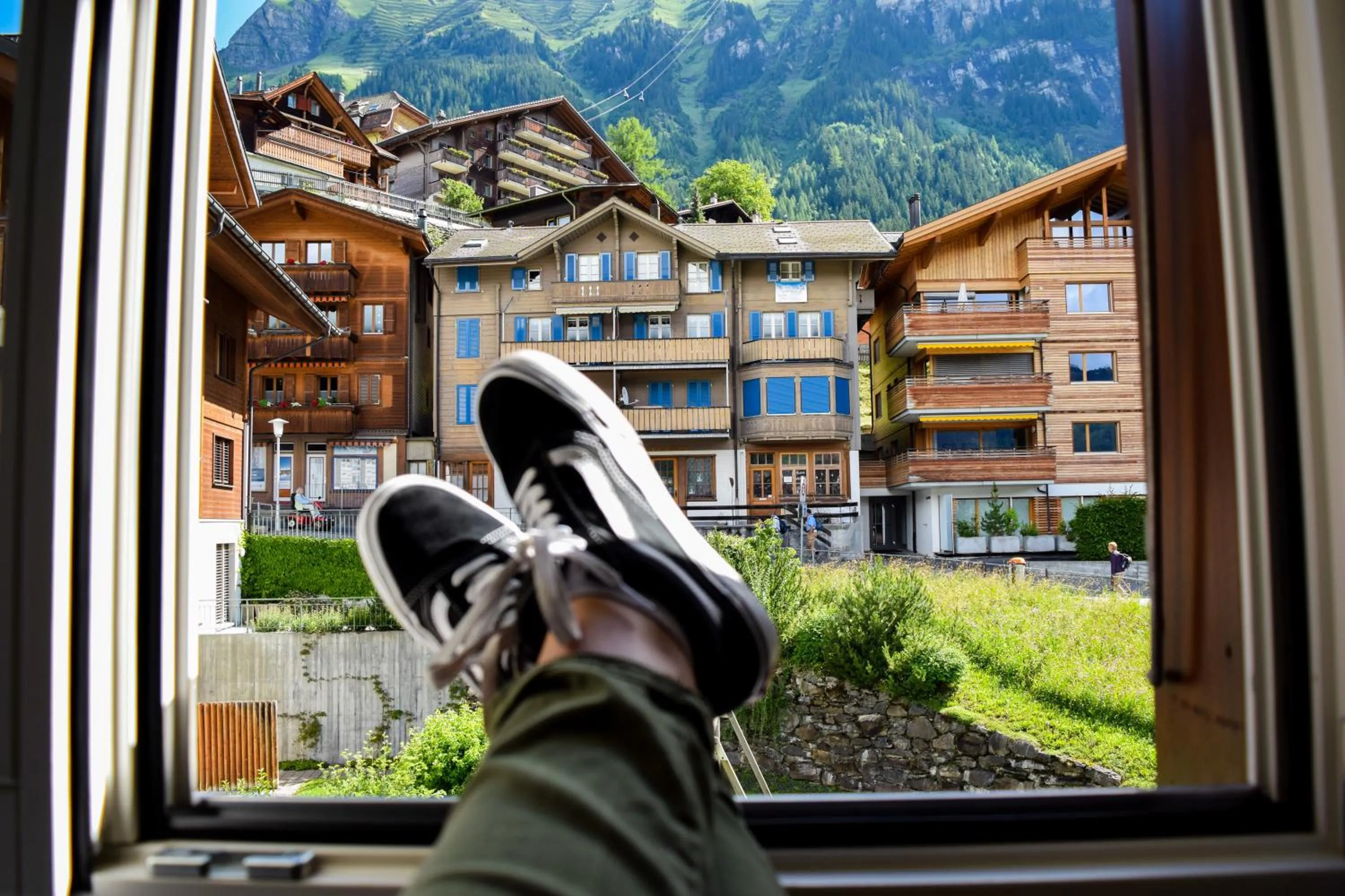 Mountain view in Alpenkräuter Hotel Bären