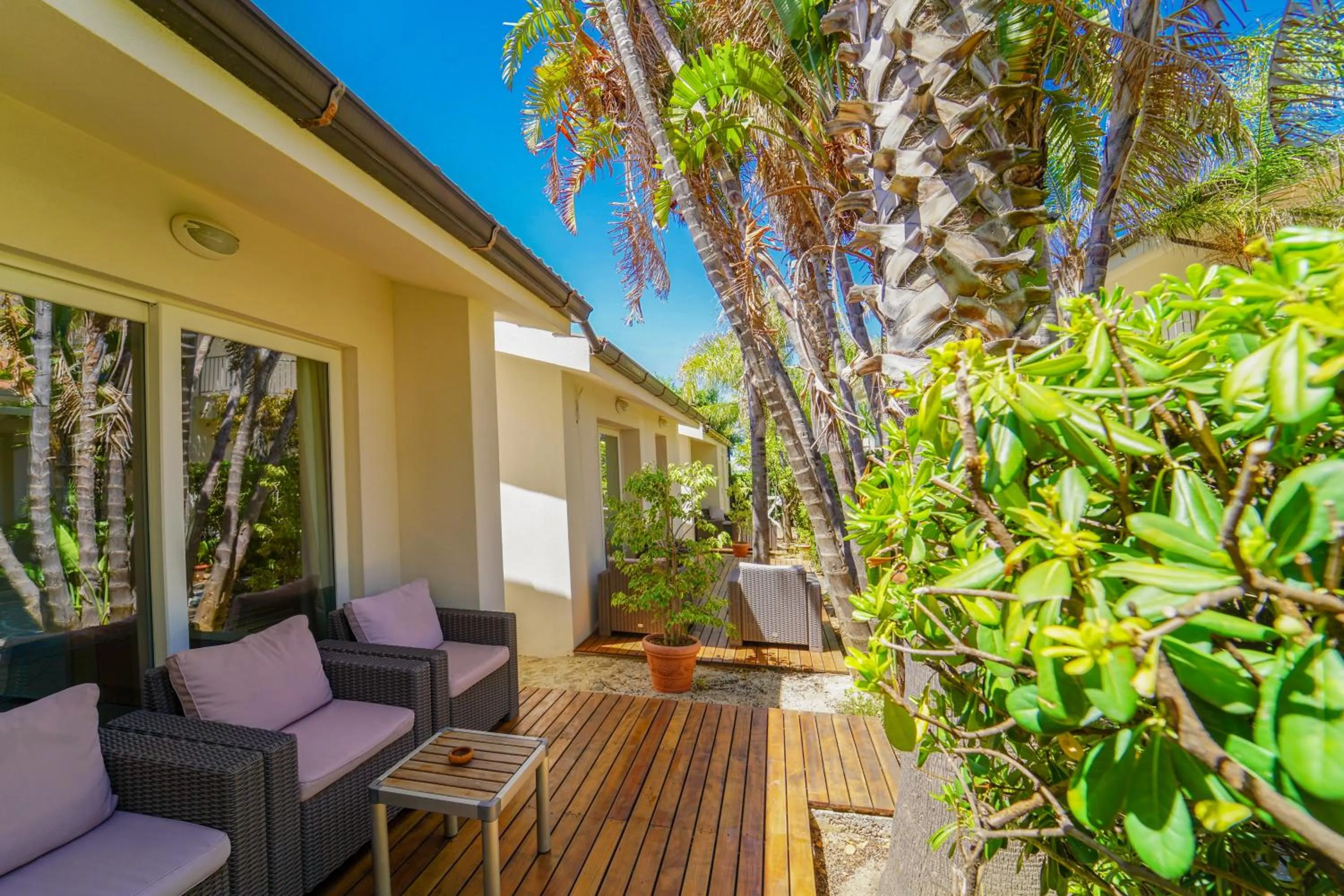 Garden view in Baia del Godano Resort & Spa