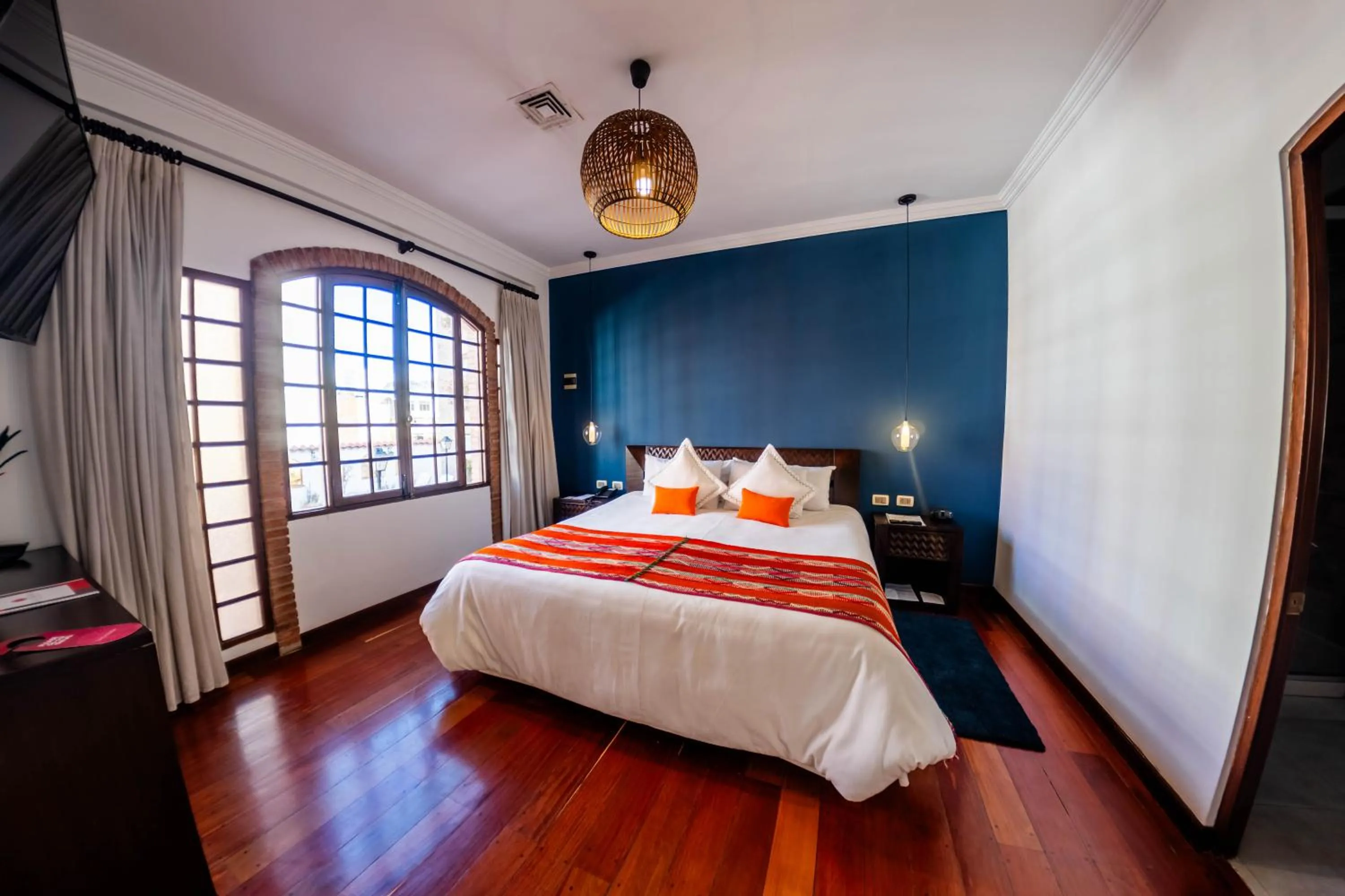 Bed in La Casona Hotel Boutique