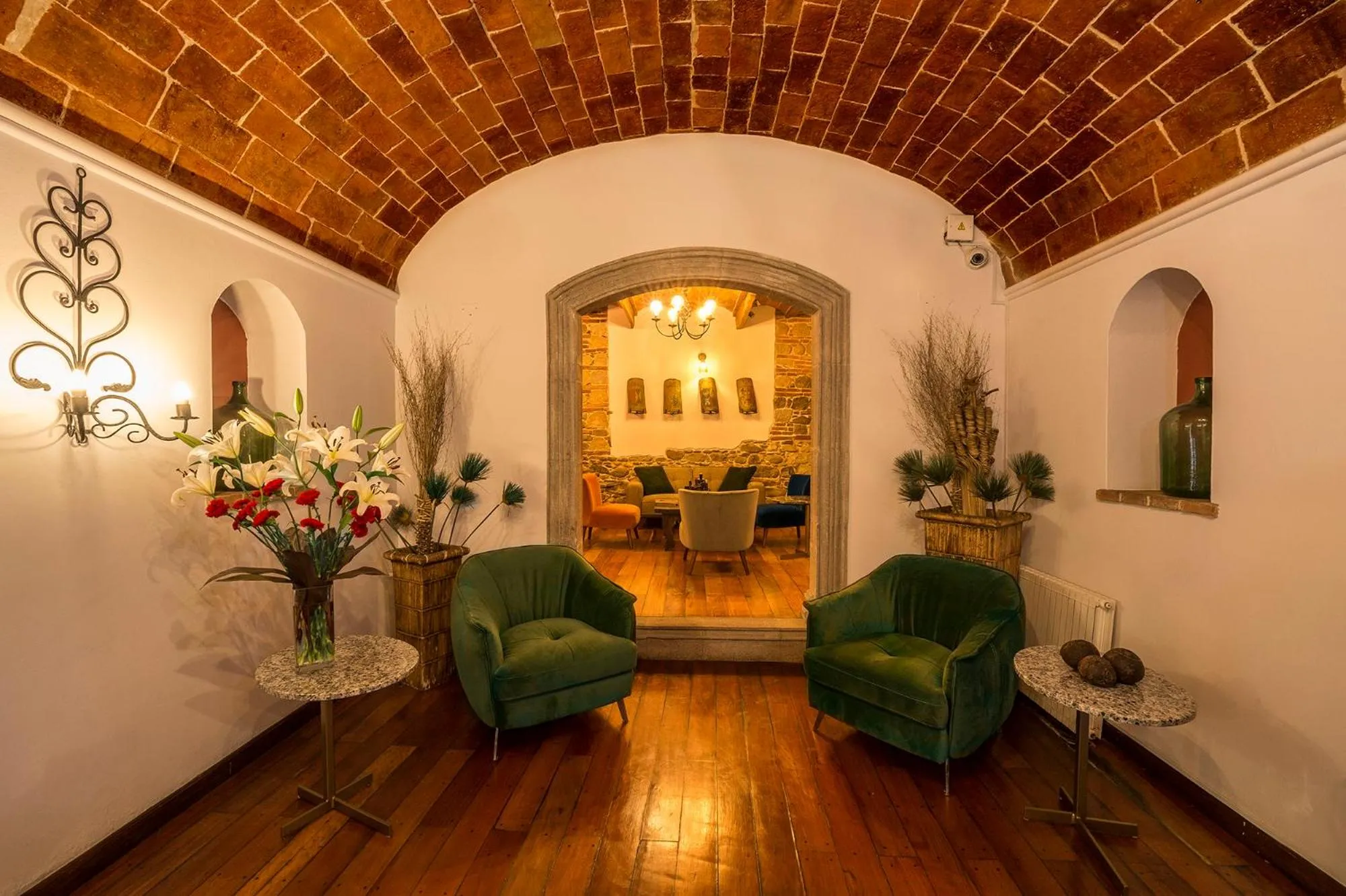Living room in La Casona Hotel Boutique