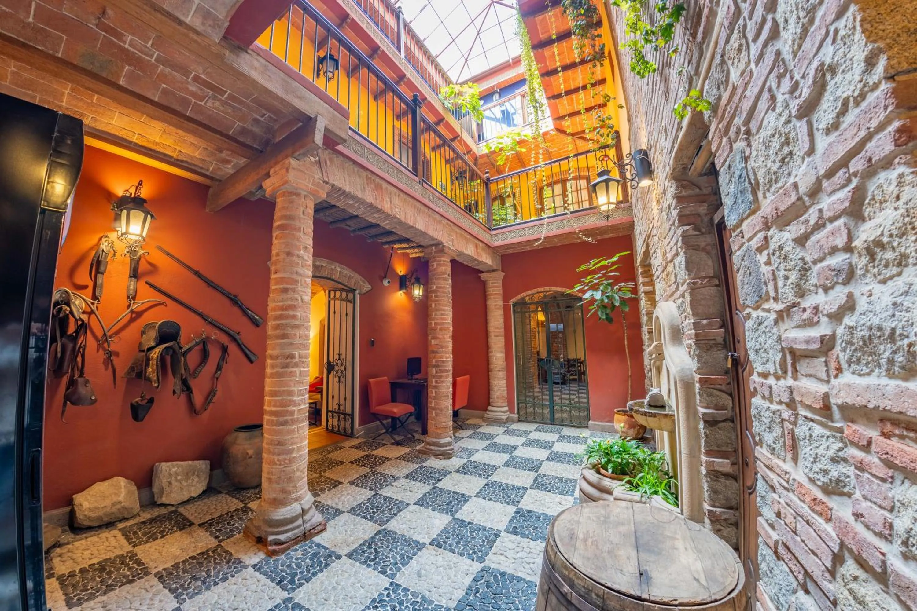 Property building in La Casona Hotel Boutique