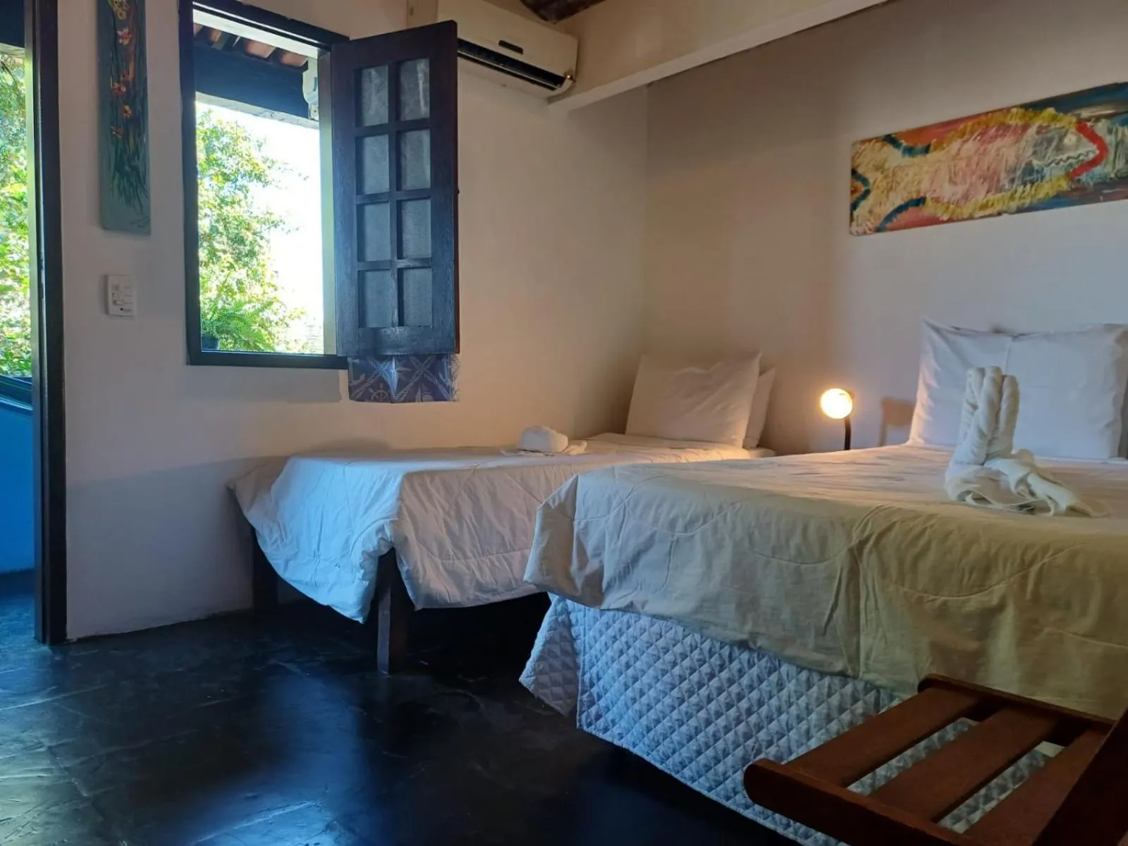 Bed in Pousada Mare Blue