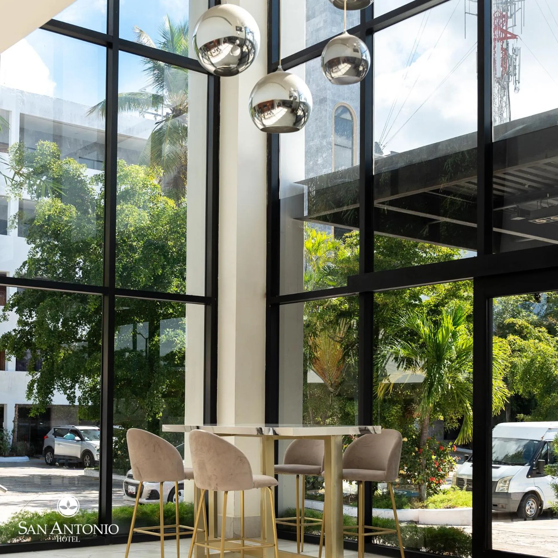 Lobby or reception in Hotel San Antonio