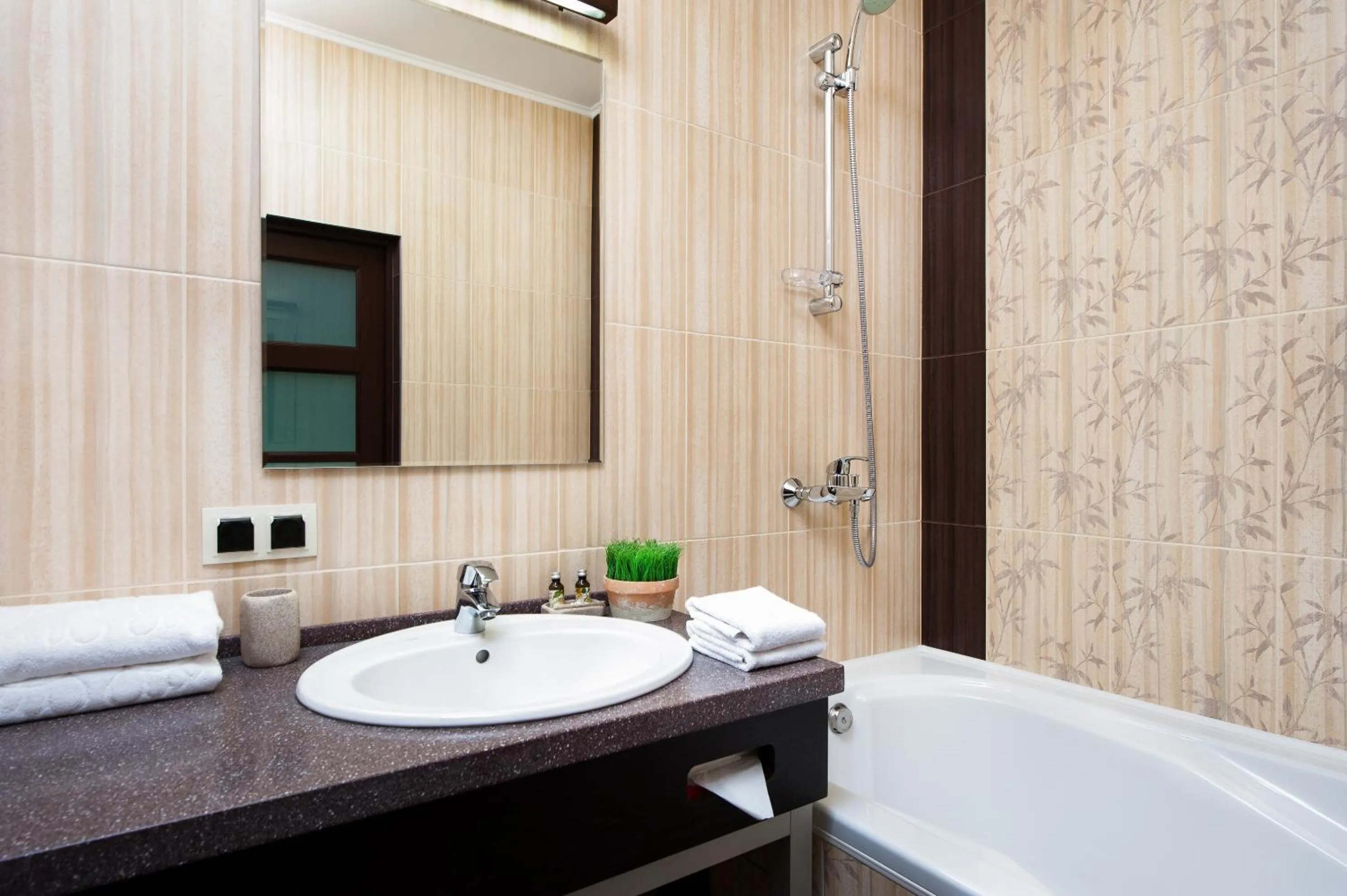 Bathroom in Villa Pinia Eco-hotel