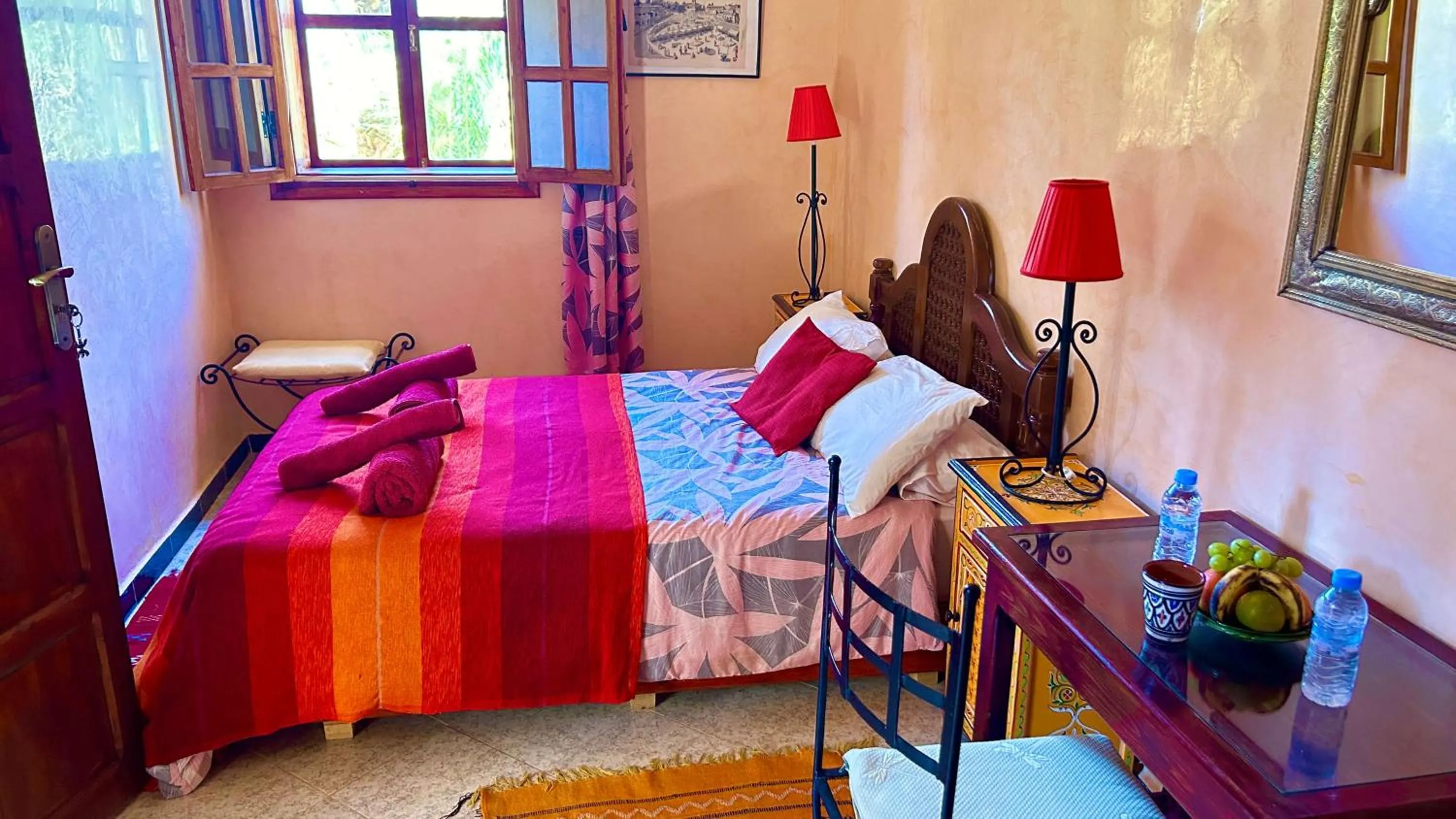 Bed in Dar Nakhla - Zagora guest house