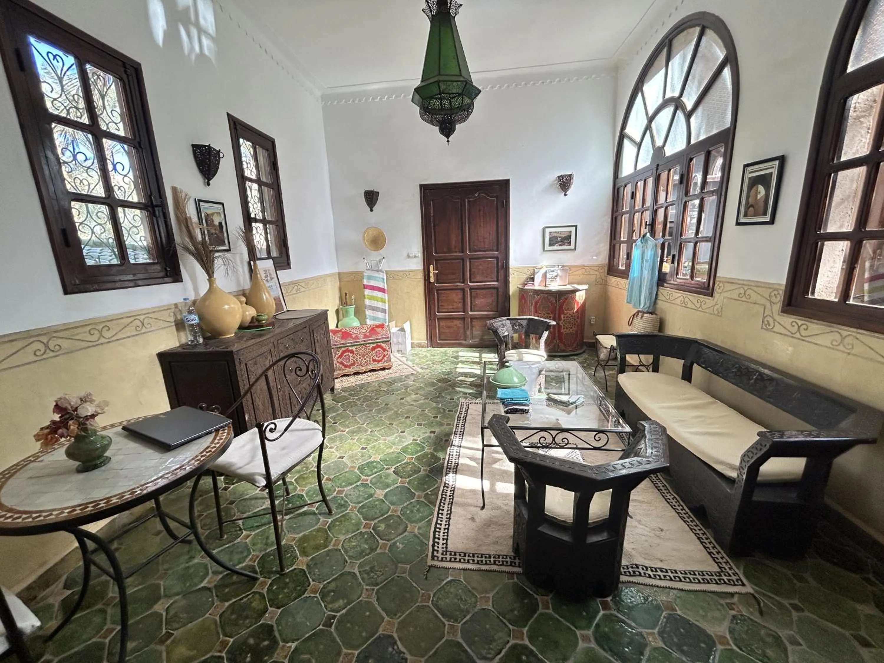 Living room in Dar Nakhla - Zagora guest house