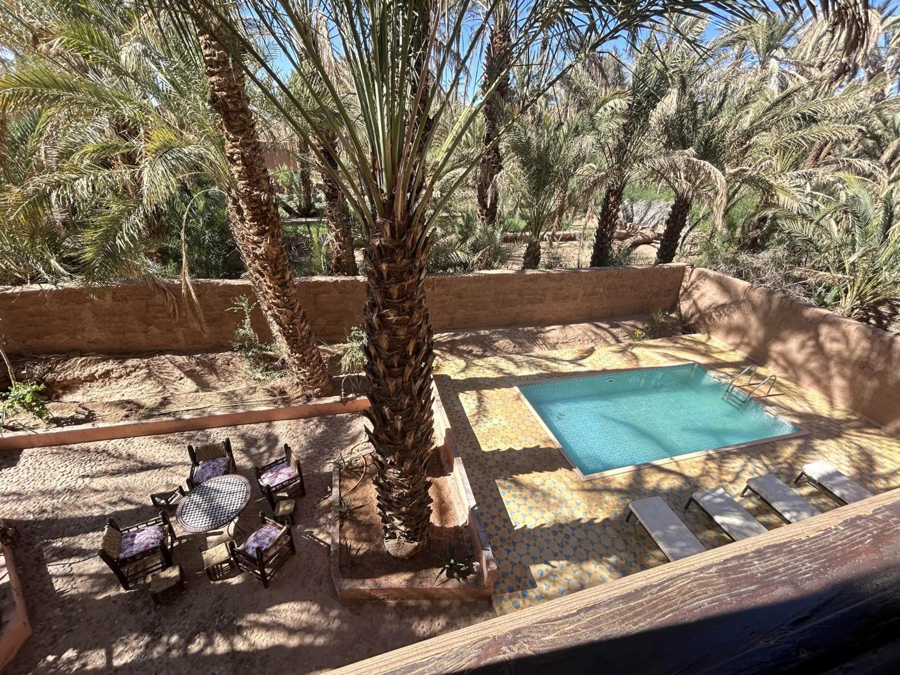 Patio in Dar Nakhla - Zagora guest house