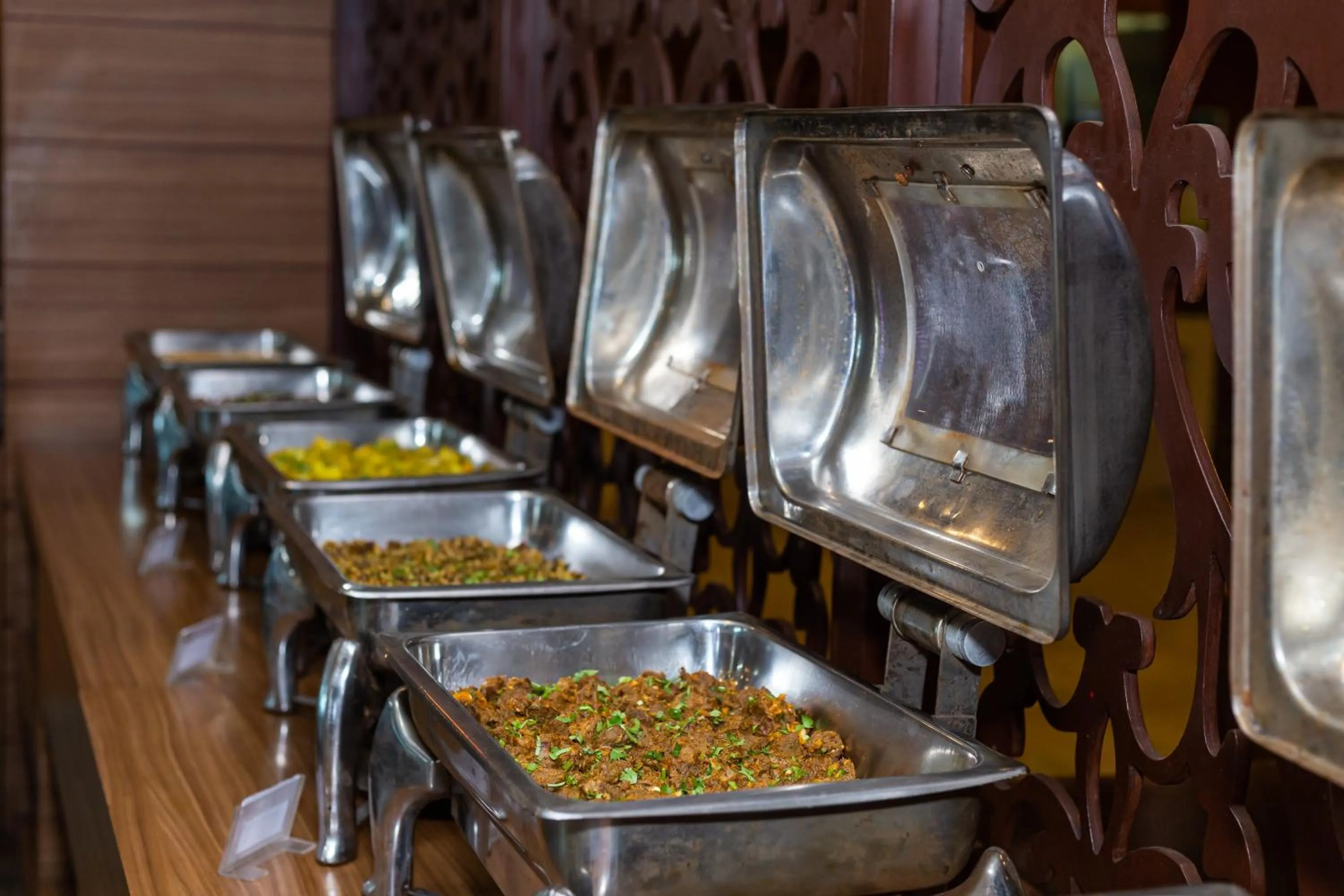 Buffet breakfast in Hotel Verandah