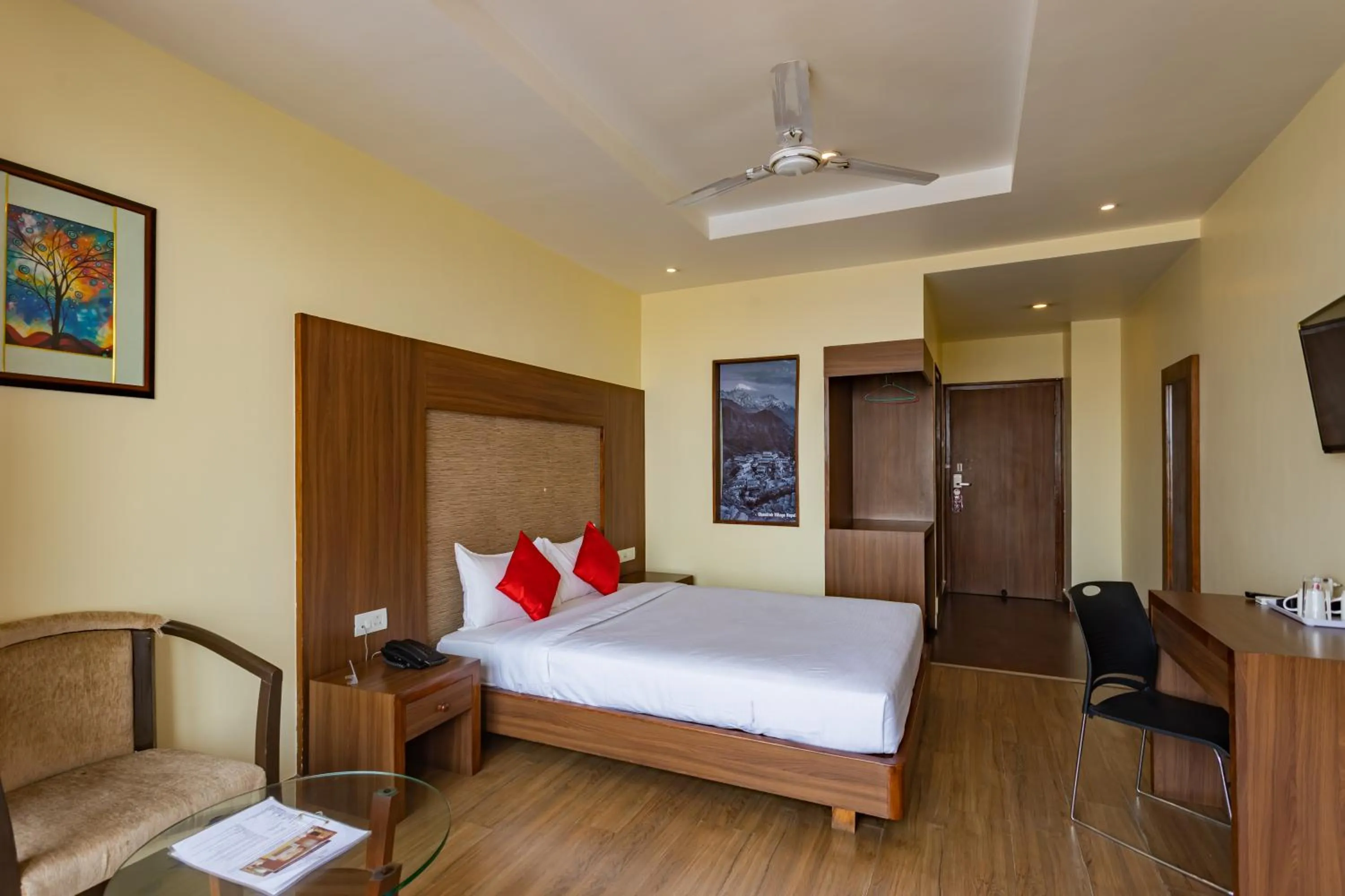 Bed in Hotel Verandah