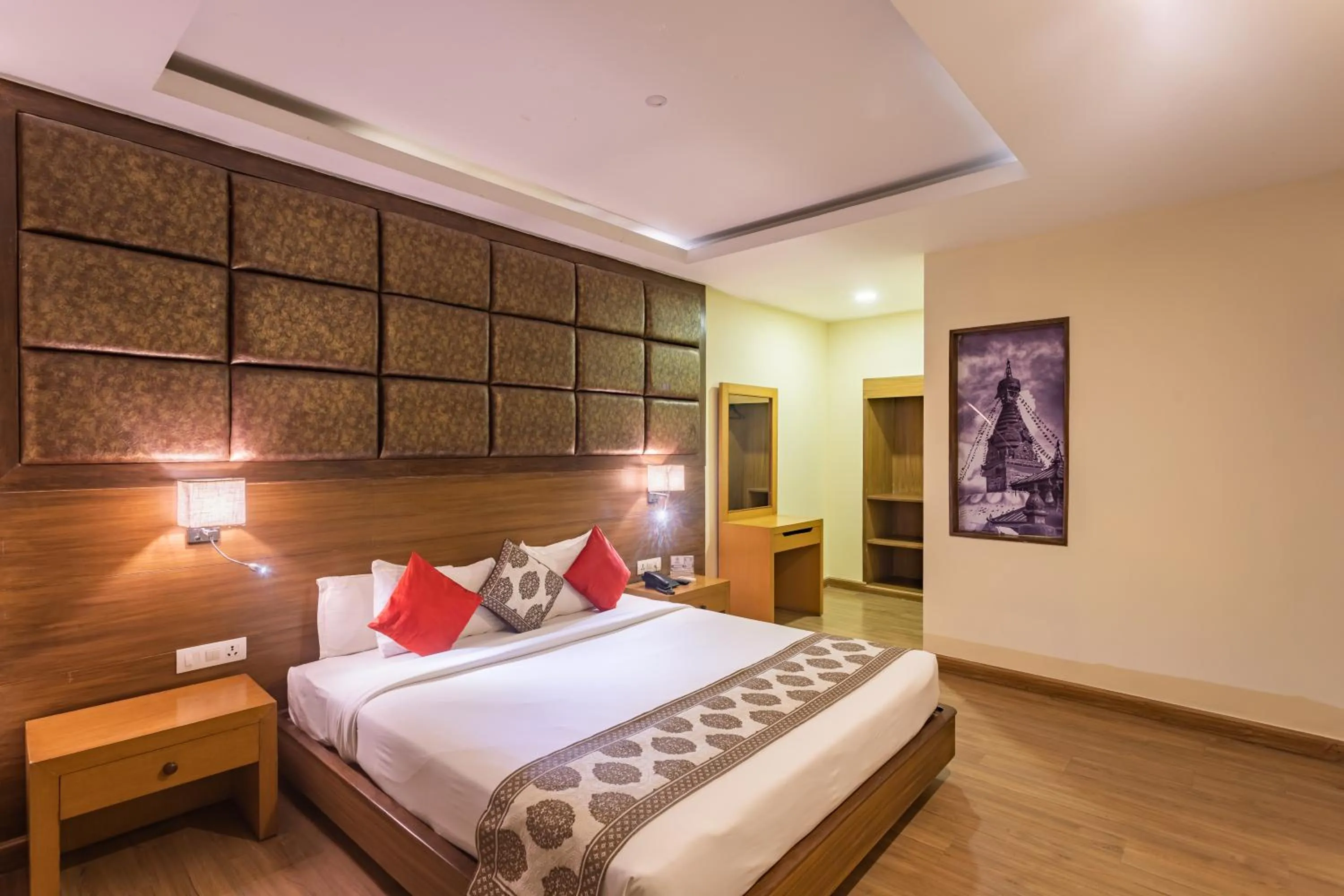 Bed in Hotel Verandah