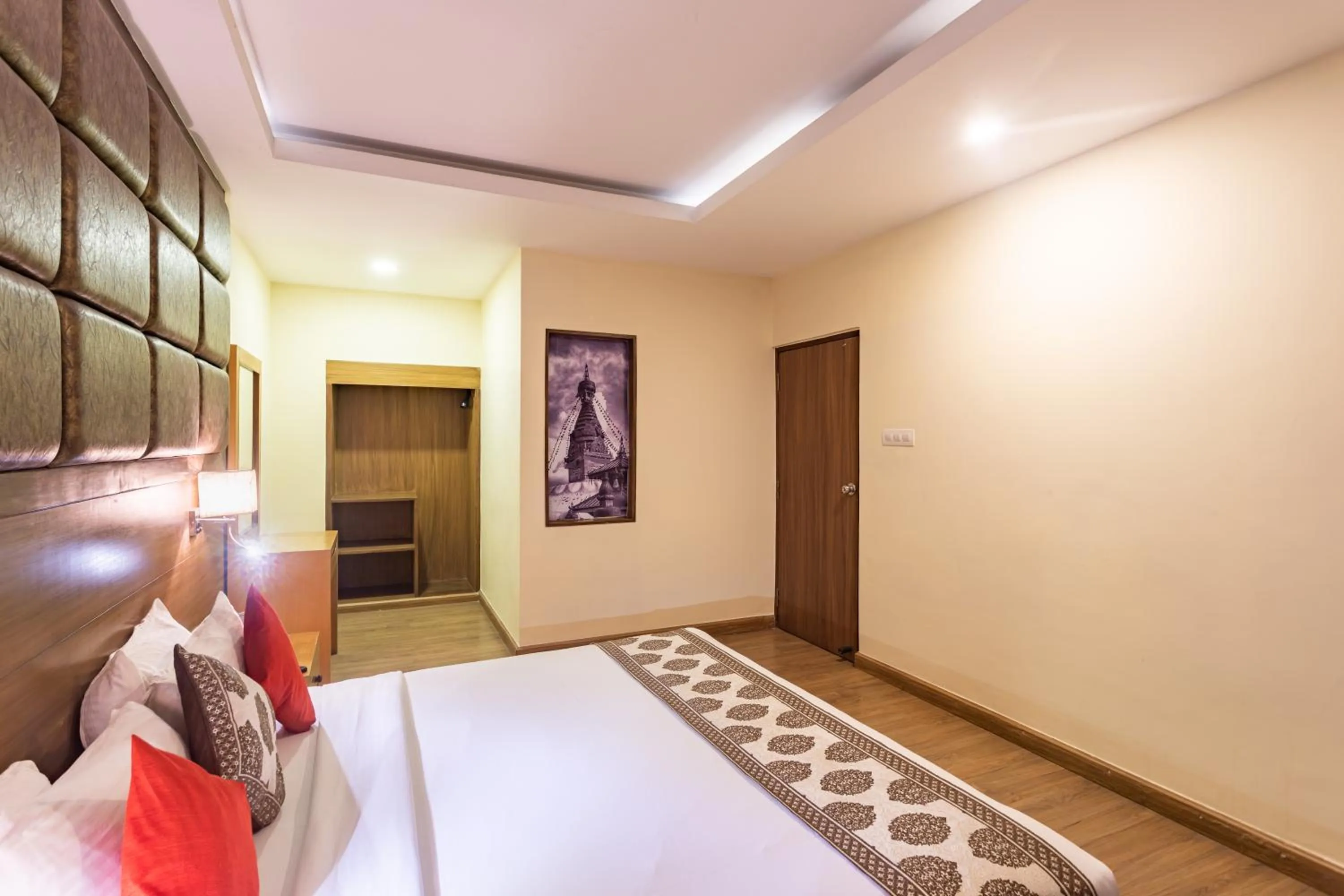 Bed in Hotel Verandah