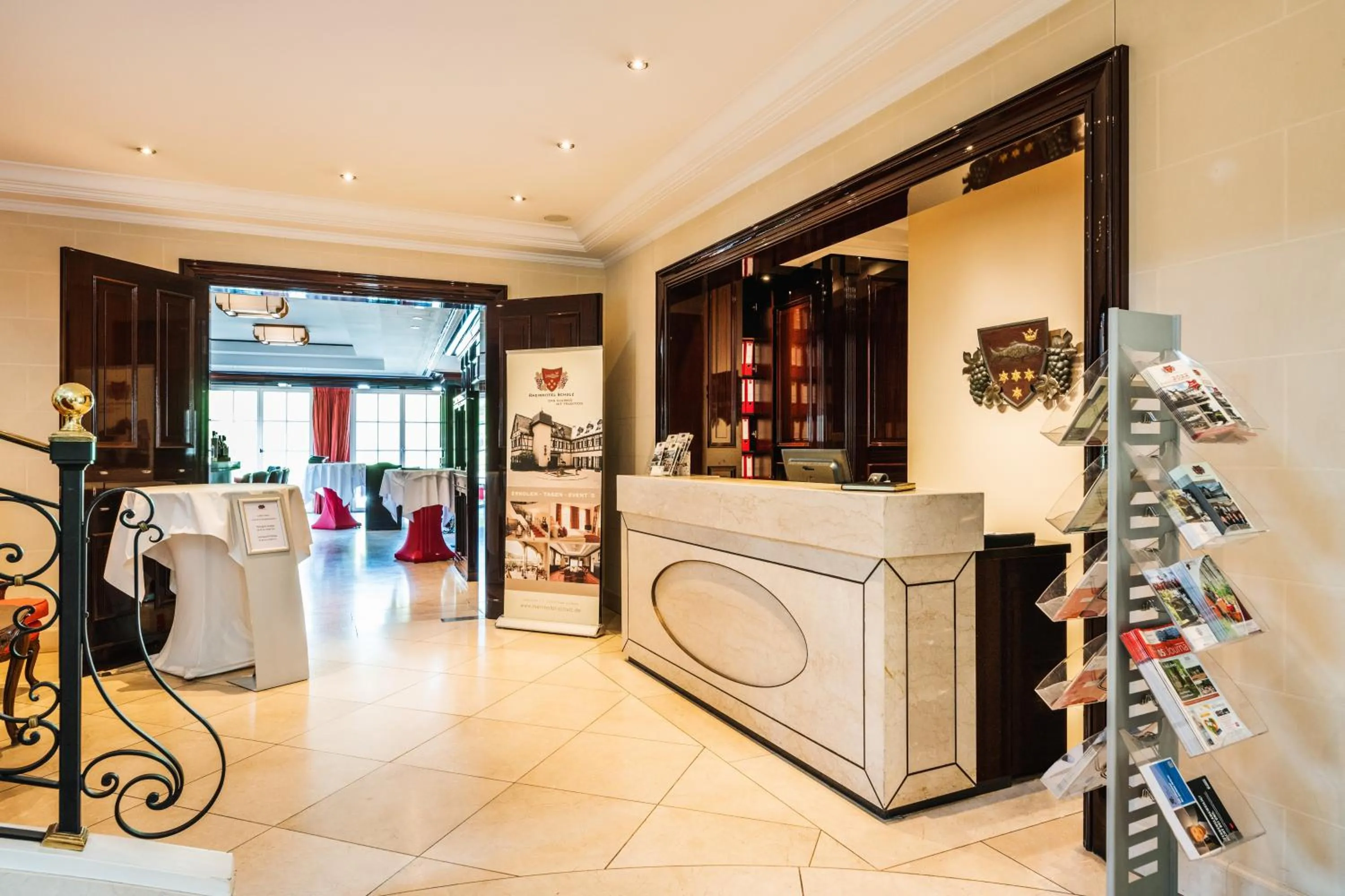 Lobby or reception in Rheinhotel Schulz