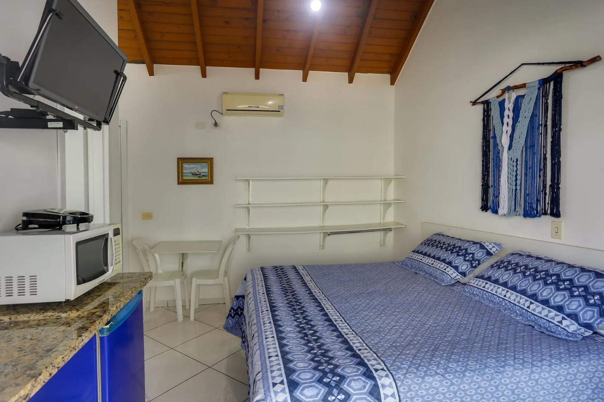 Bed in Pousada Canario Azul