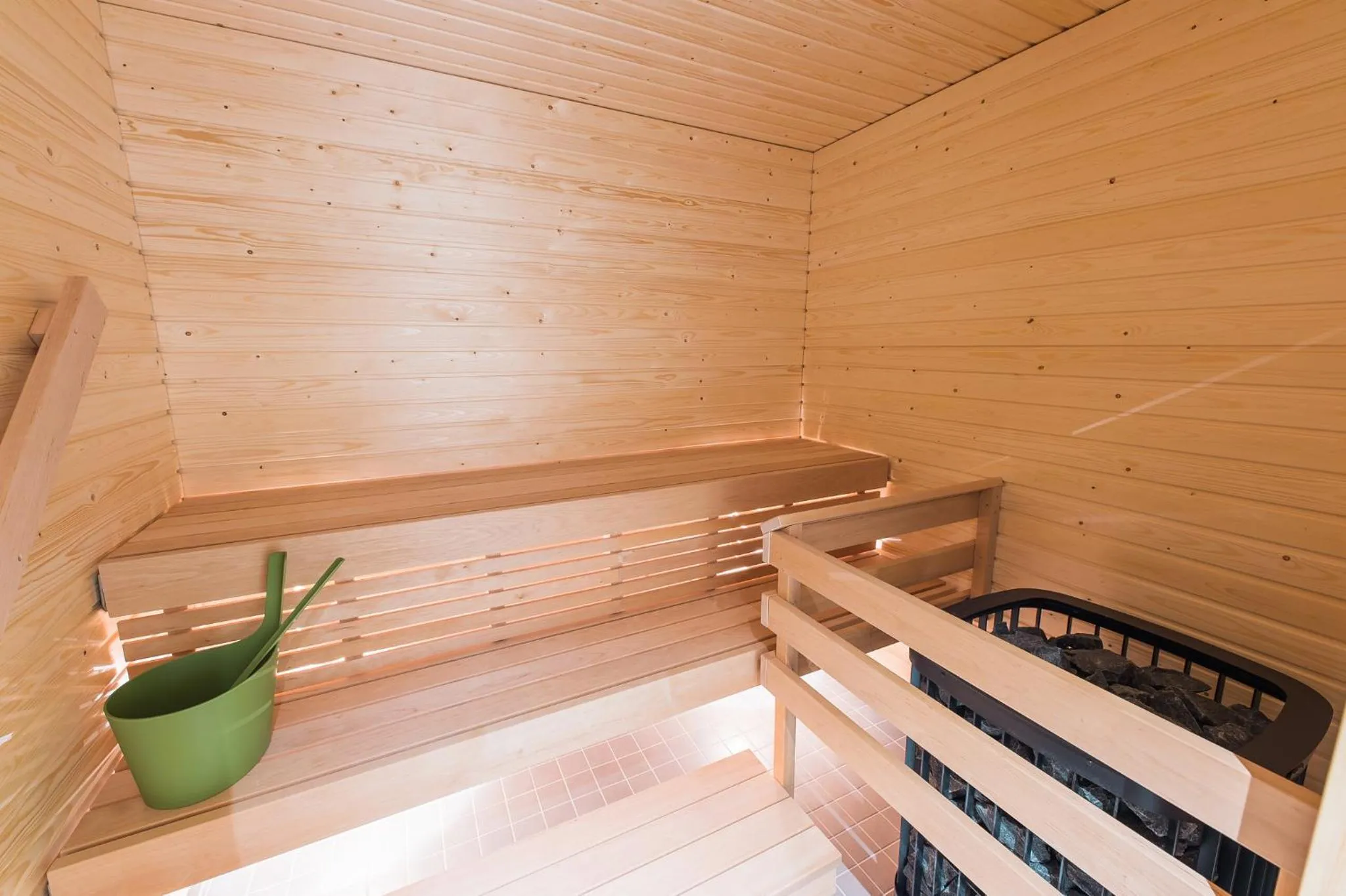 Sauna in Forenom Aparthotel Helsinki Pikku Huopalahti