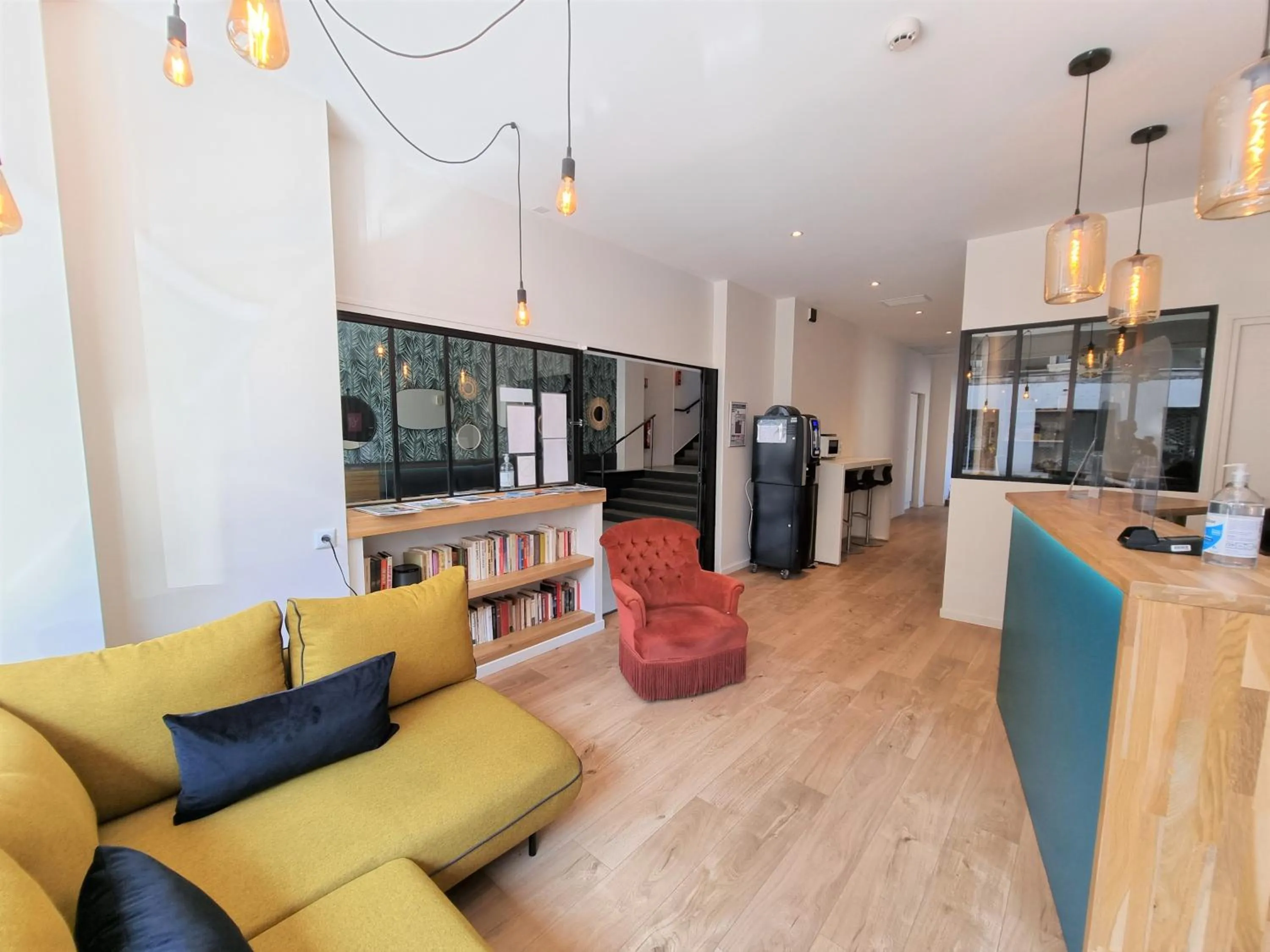 Living room in Oskar Hotel