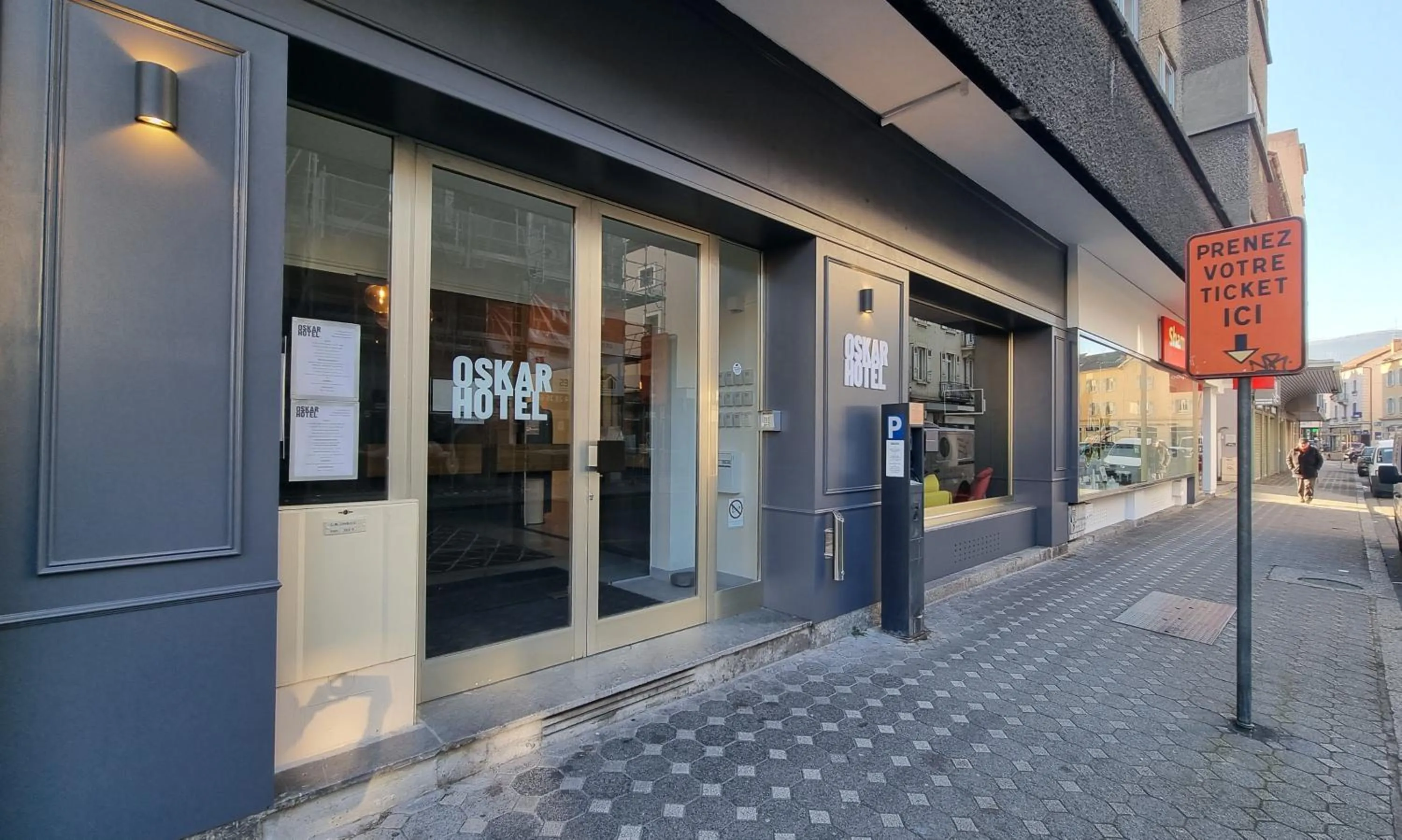 Property building in Oskar Hotel