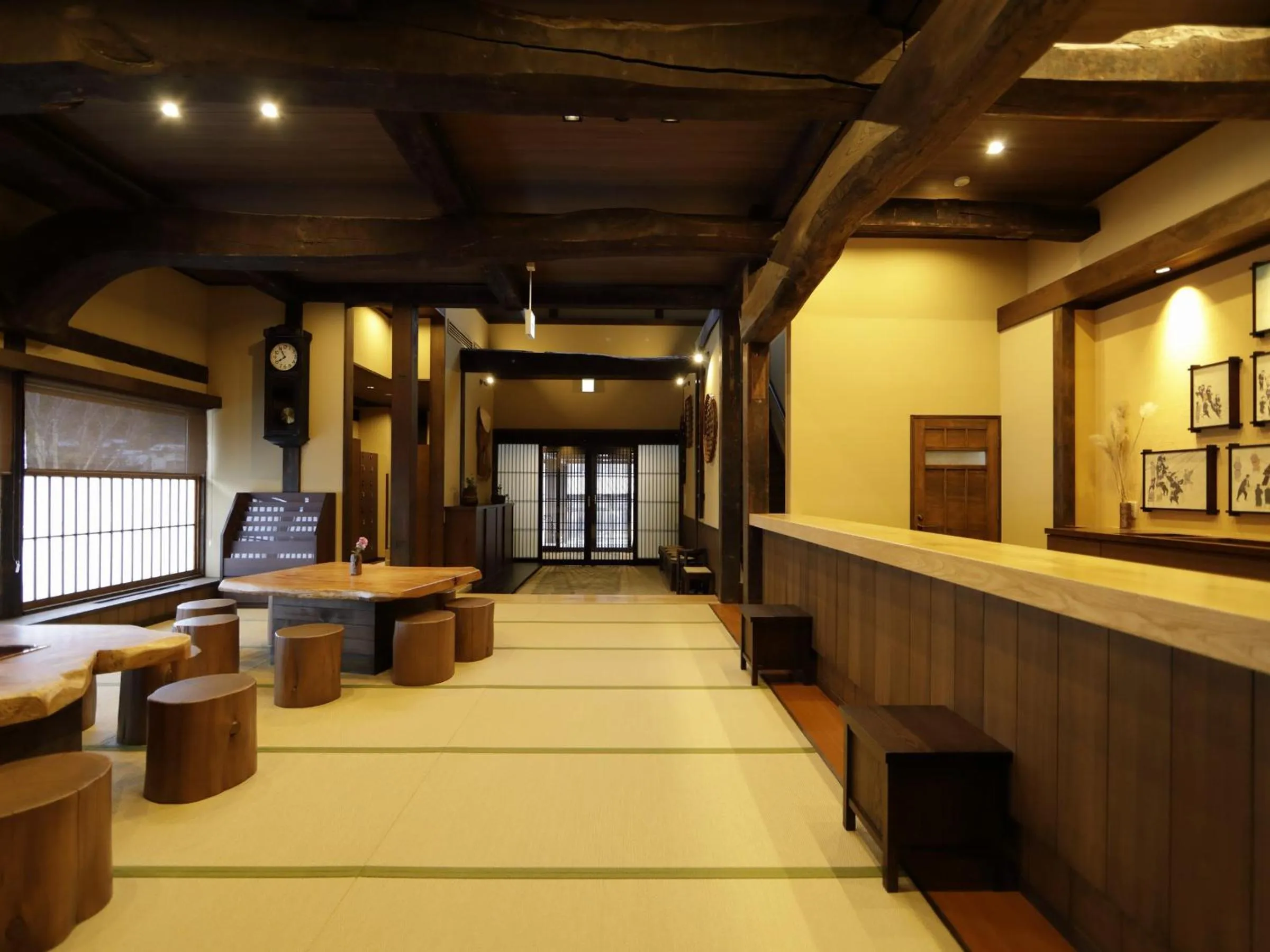 Lobby or reception in Onyado Yuinosho, Shirakawago