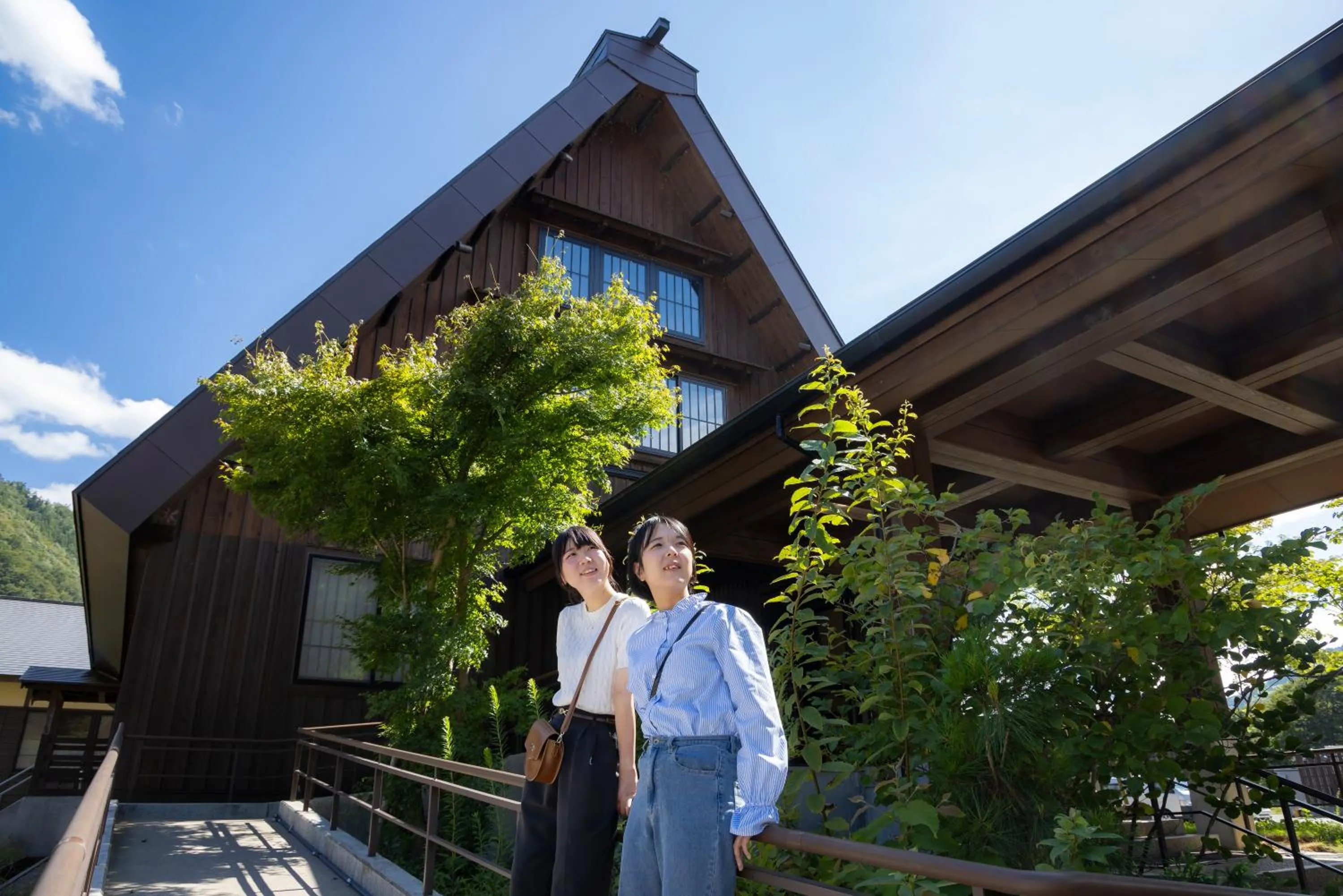 Property building in Onyado Yuinosho, Shirakawago