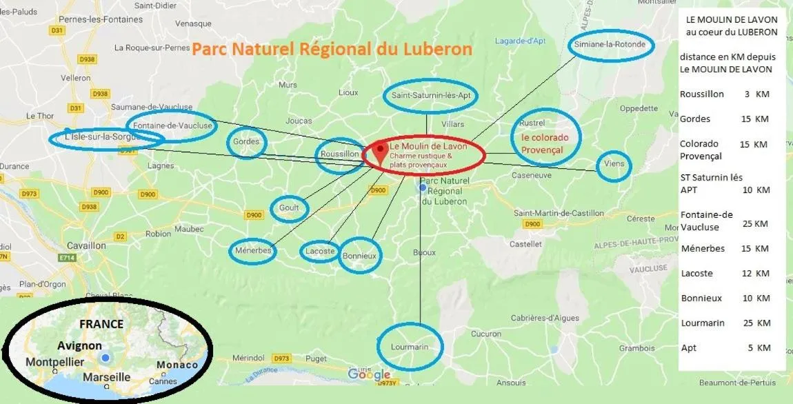 Text overlay in Chambres & Tables d'hôtes Moulin de Lavon