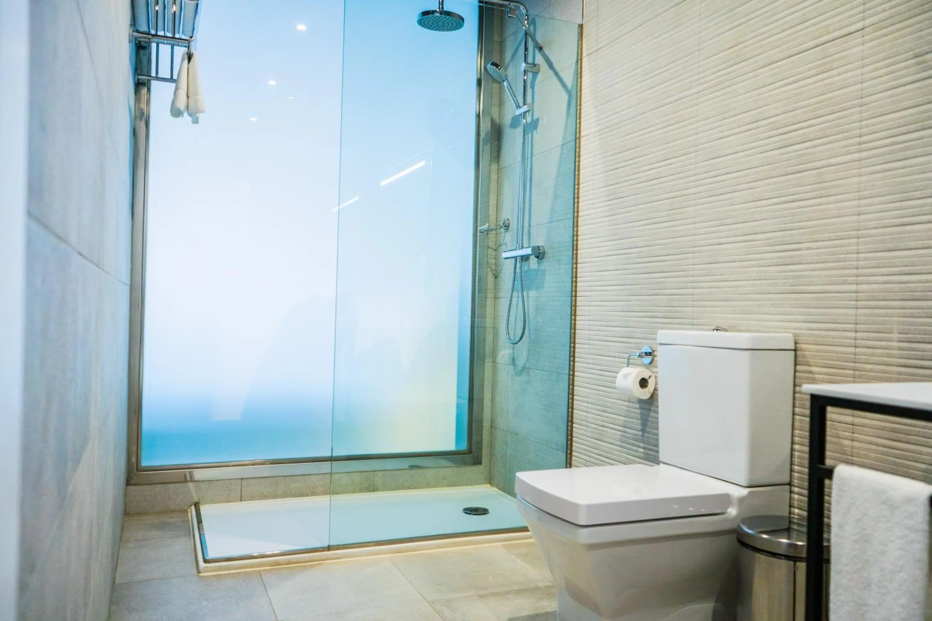 Bathroom in Moon Hotel & SPA.