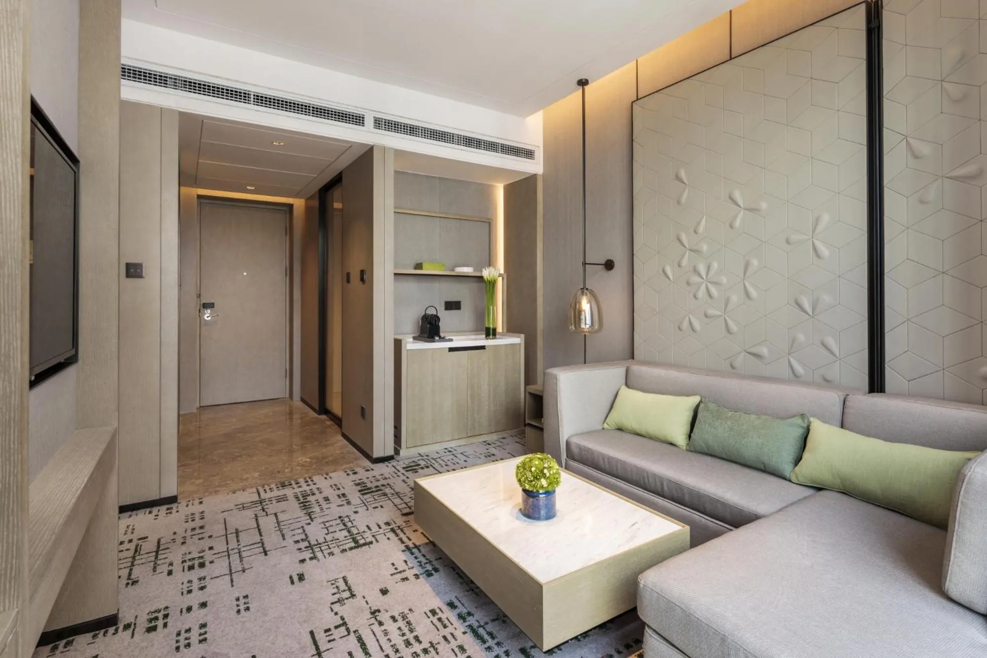 Living room in Hilton Chengdu Chenghua - Close to Panda Base and Chunxi Road