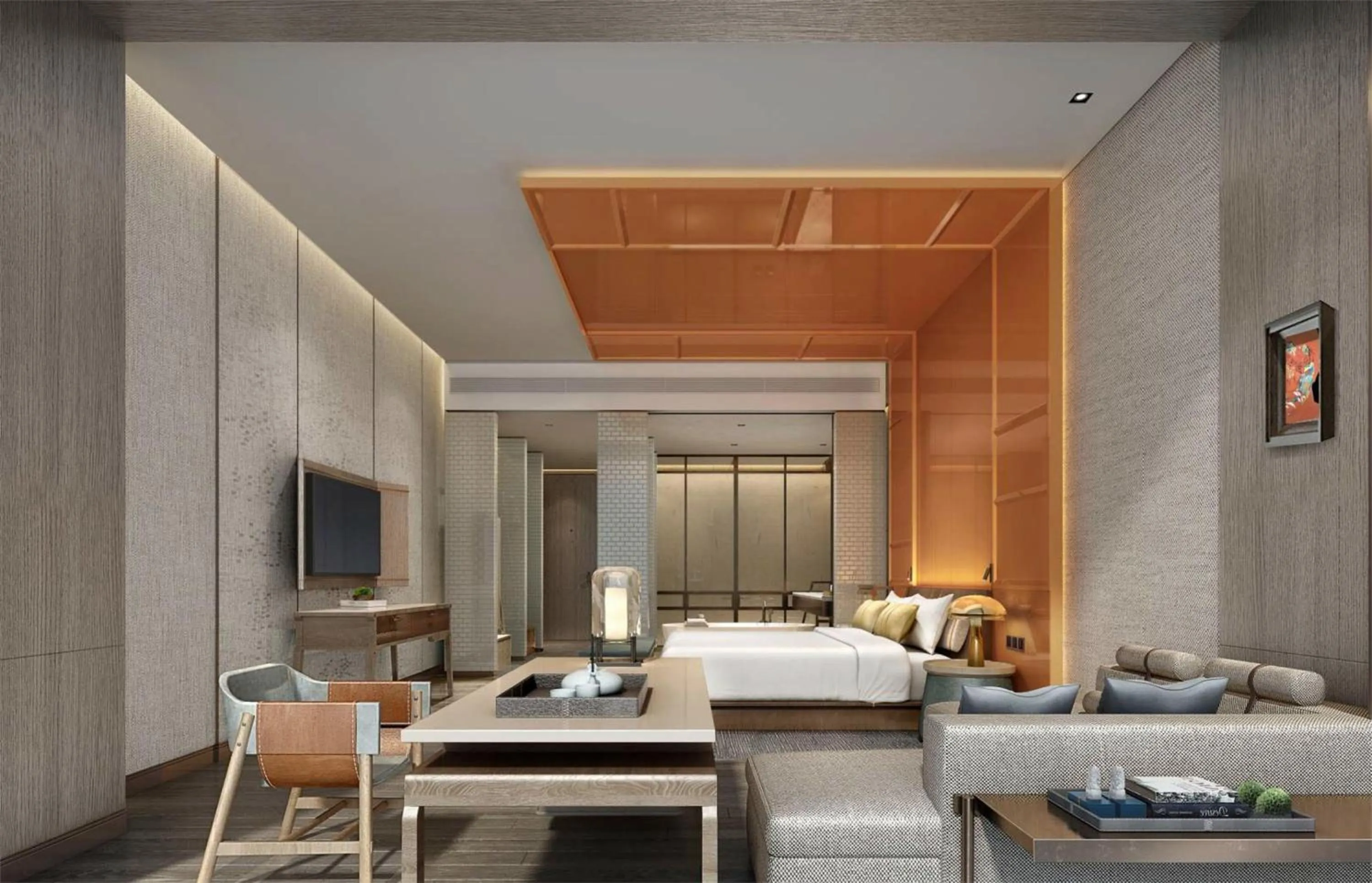 Photo of the whole room, Bed in Canopy by Hilton Chengdu City Centre