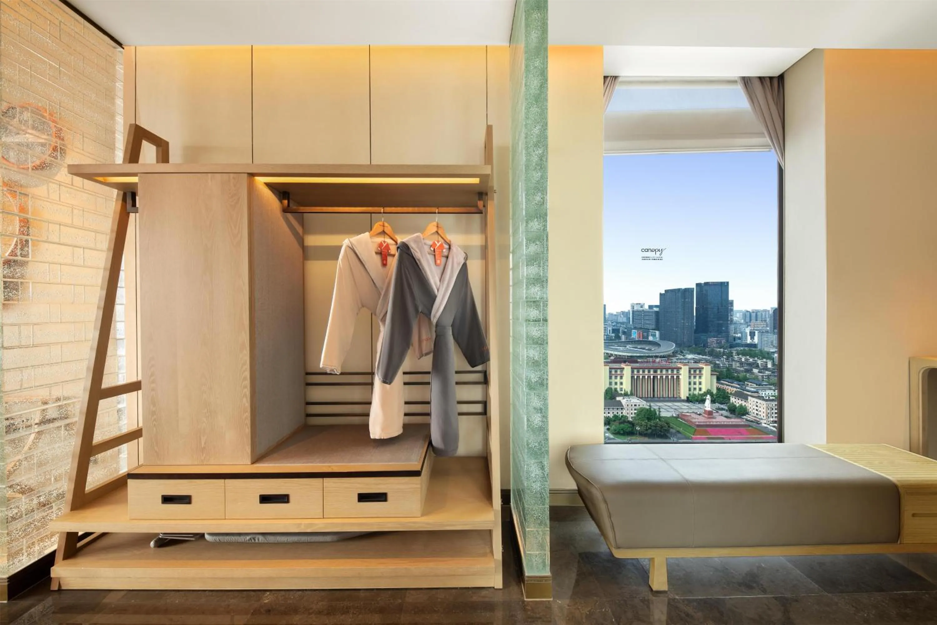 Bedroom in Canopy by Hilton Chengdu City Centre