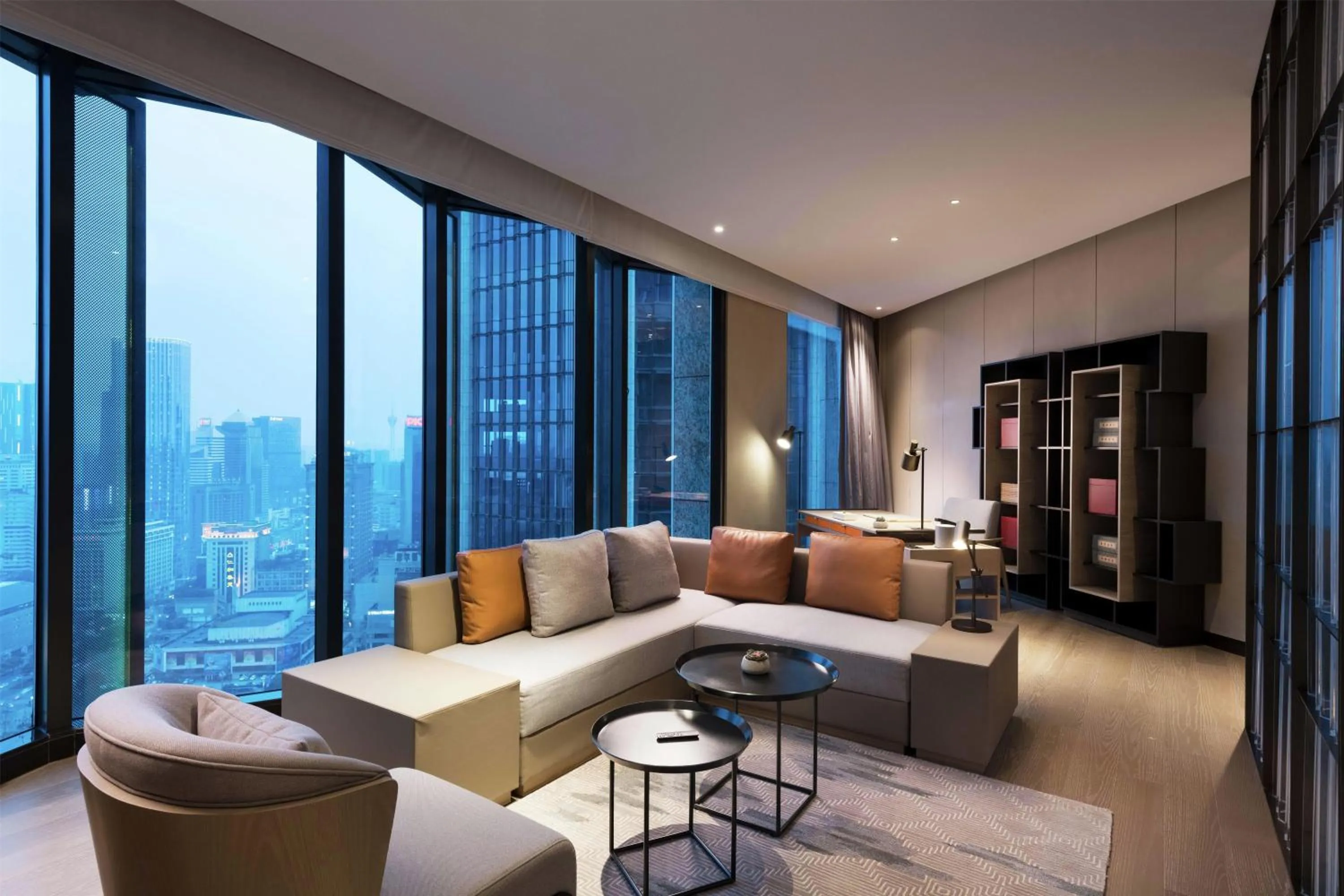 Living room in Canopy by Hilton Chengdu City Centre