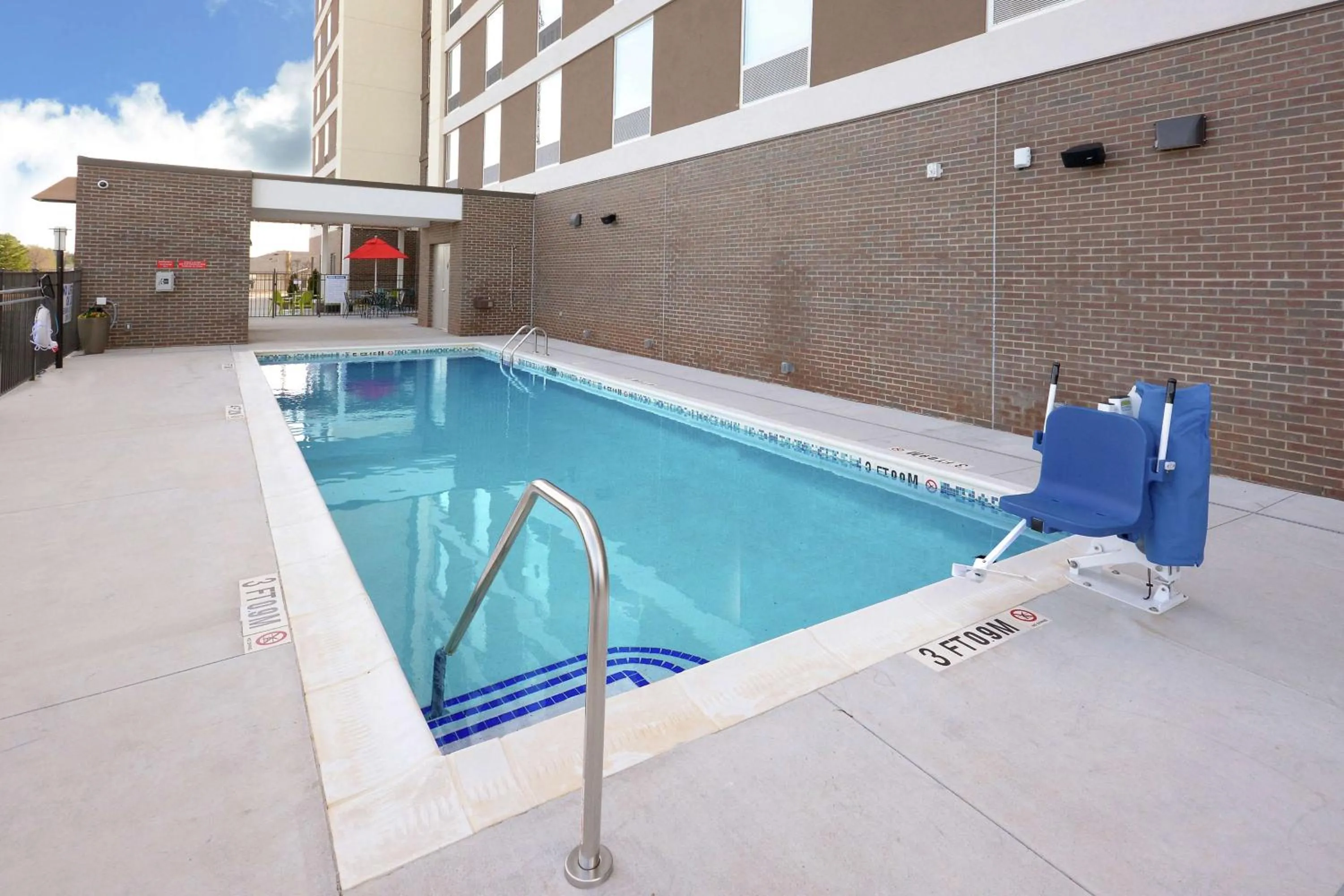 Pool view in Home2 Suites By Hilton Duncan