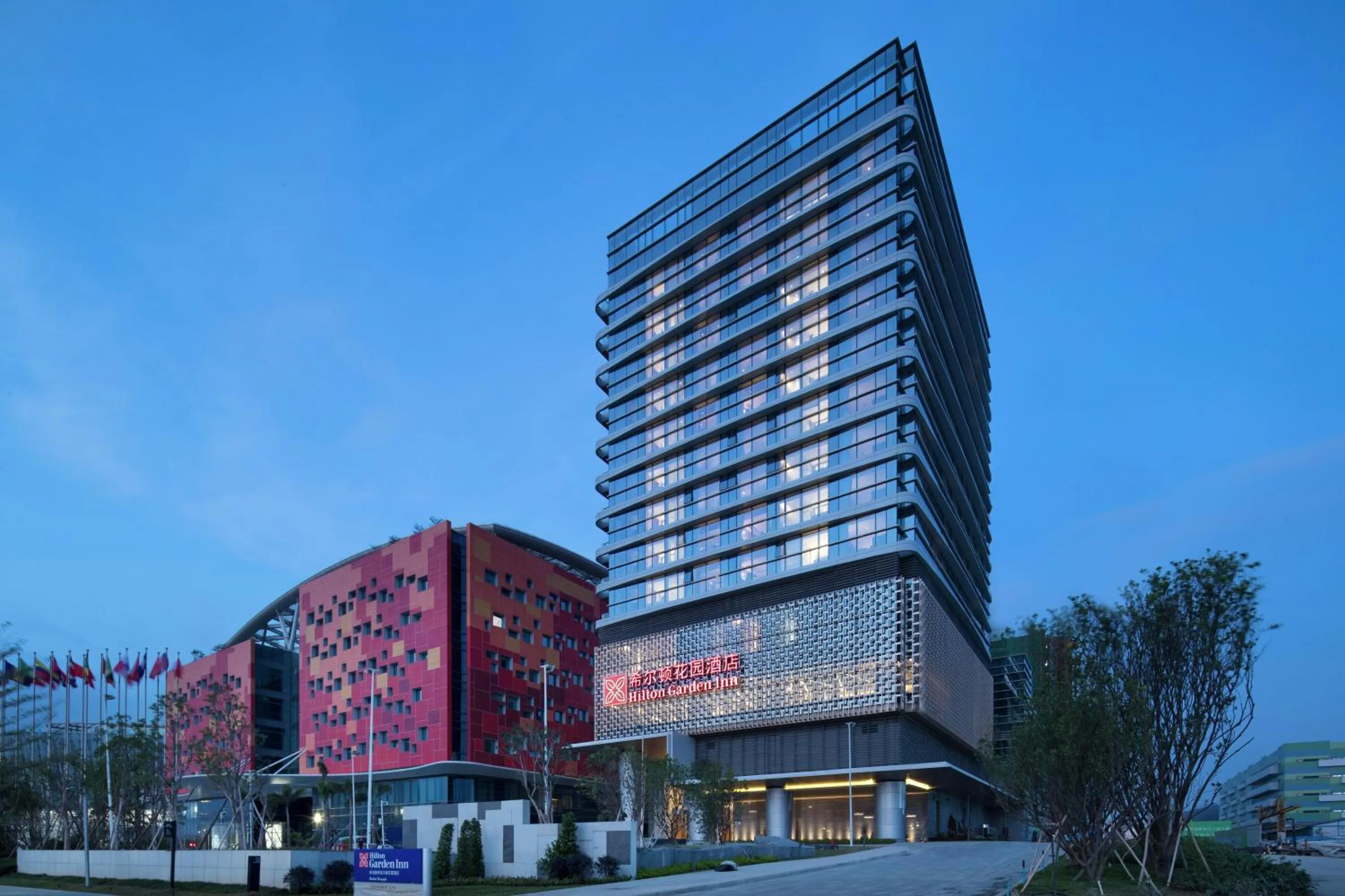 Property building in Hilton Garden Inn Zhuhai Hengqin