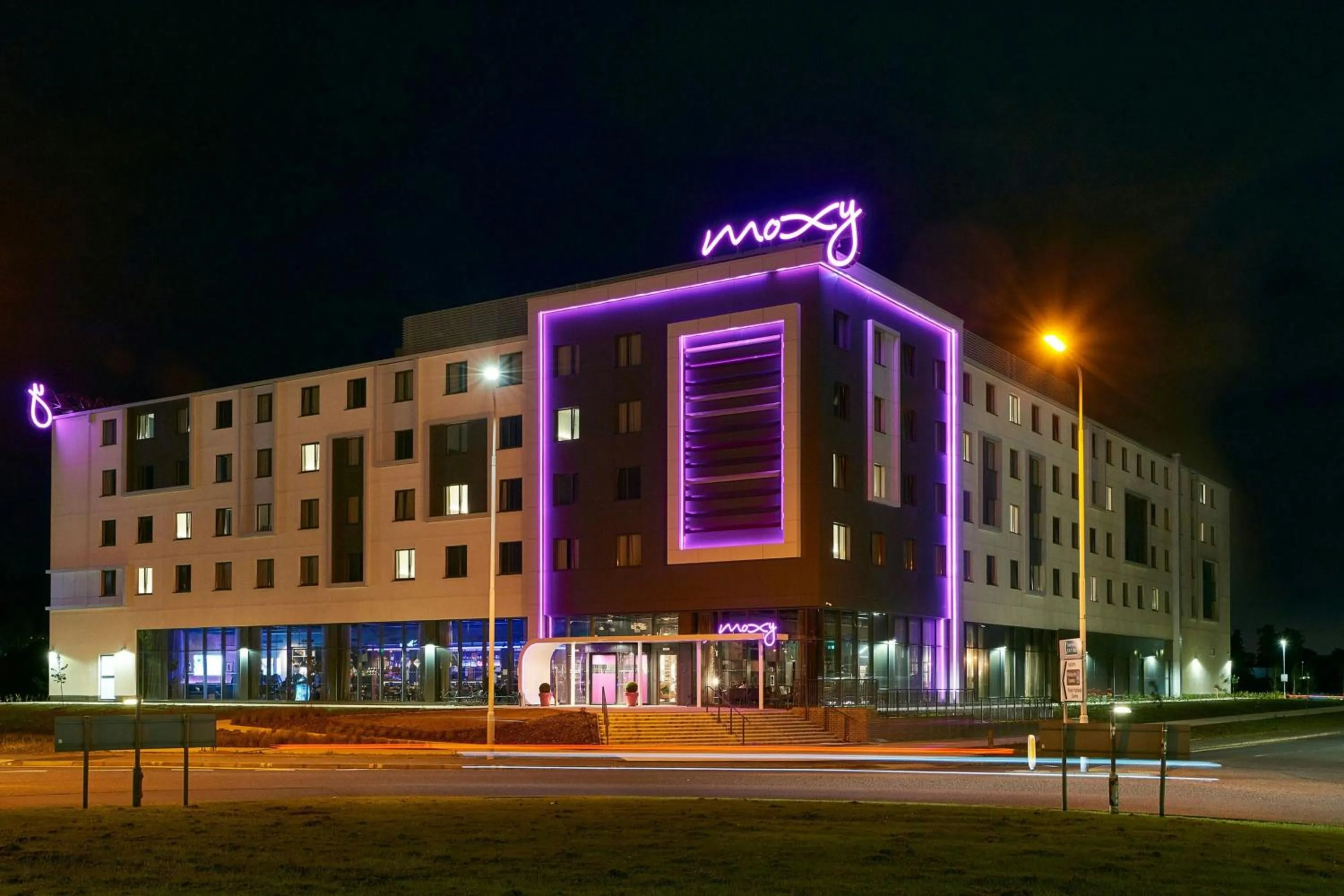 Property building in Moxy Edinburgh Airport