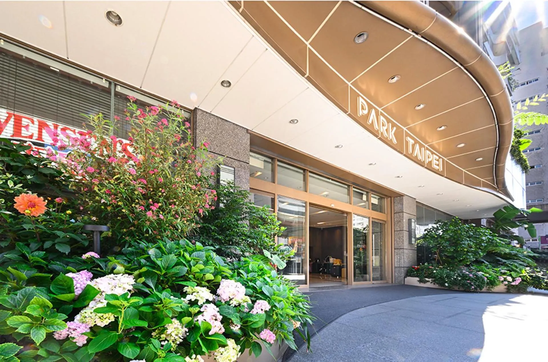 Property building in Park Taipei Hotel