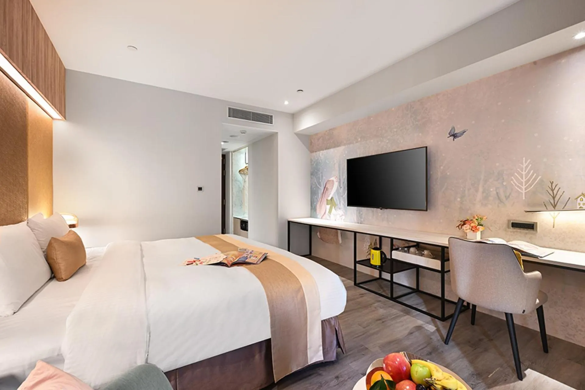 Bedroom, Bed in Park Taipei Hotel