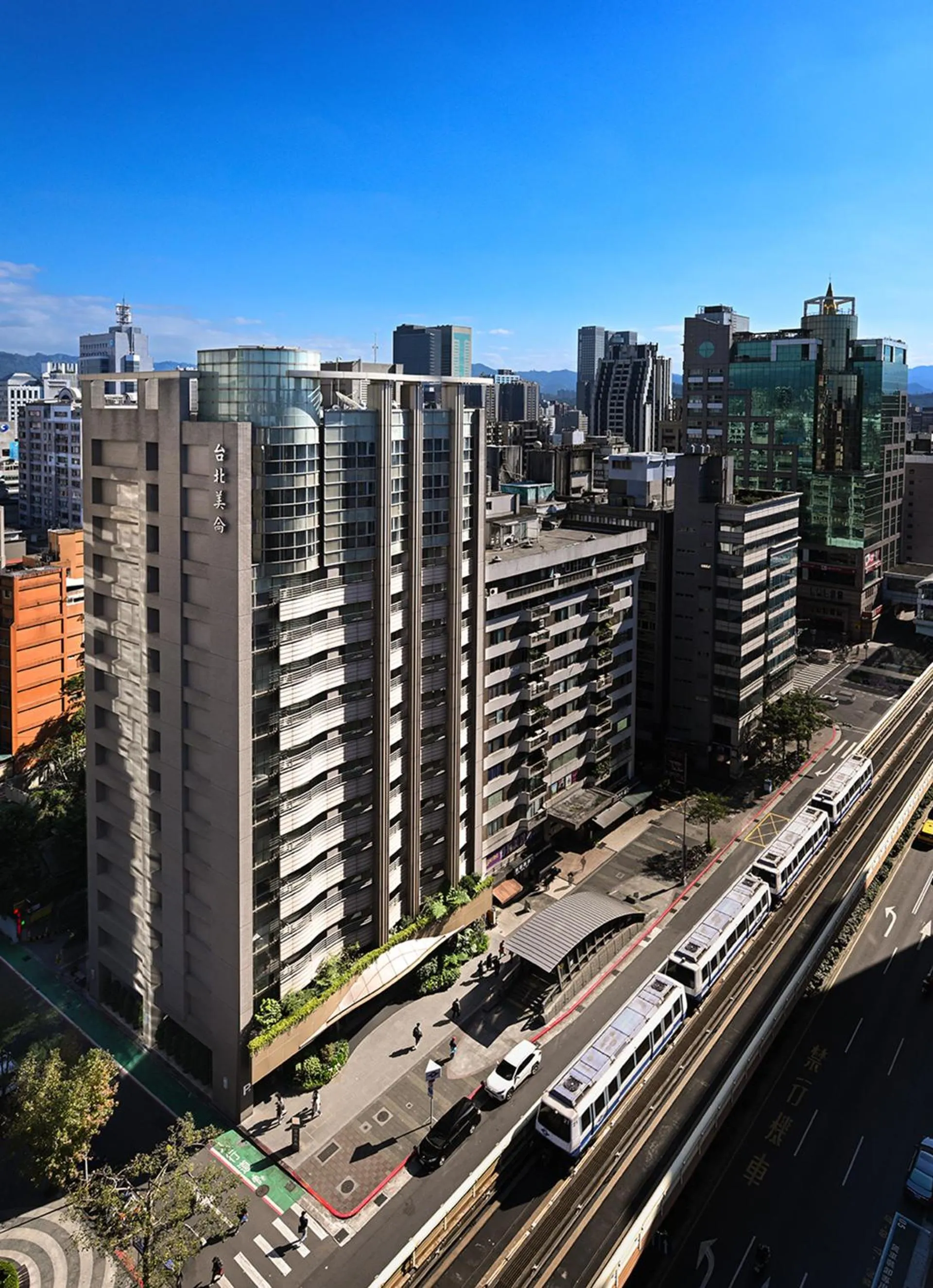 Property building in Park Taipei Hotel