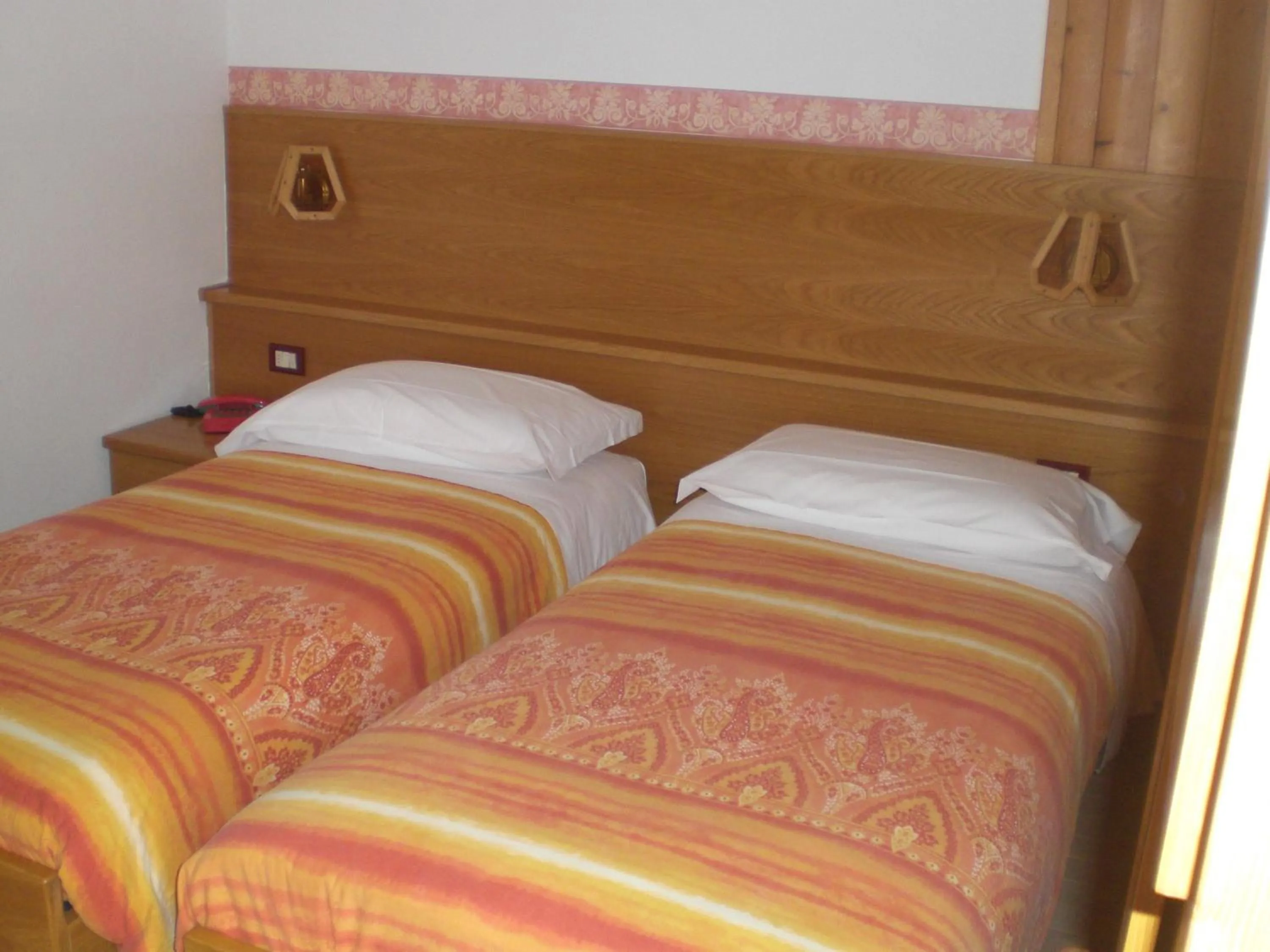 Bed in Hotel Edelweiss